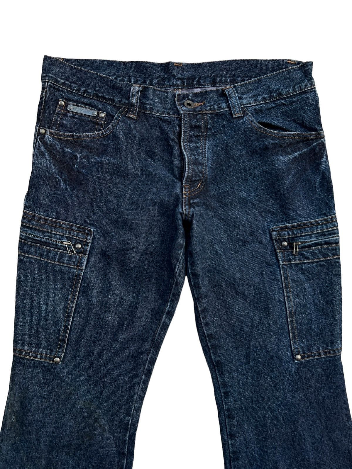 5351 Pour Les Homme Japan Flare Cargo Denim Jeans 34x31