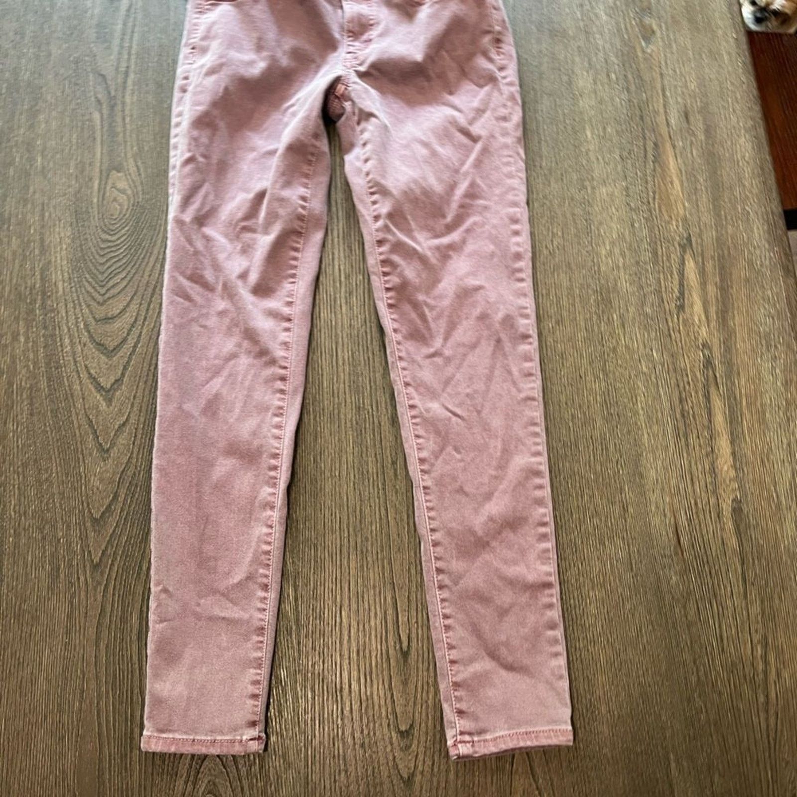American Eagle Outfitters American Eagle Ne(x)t Level Stretch Purple Skinny Jeans 6 Size 28" / US 6 / IT 42 - 2 Thumbnail