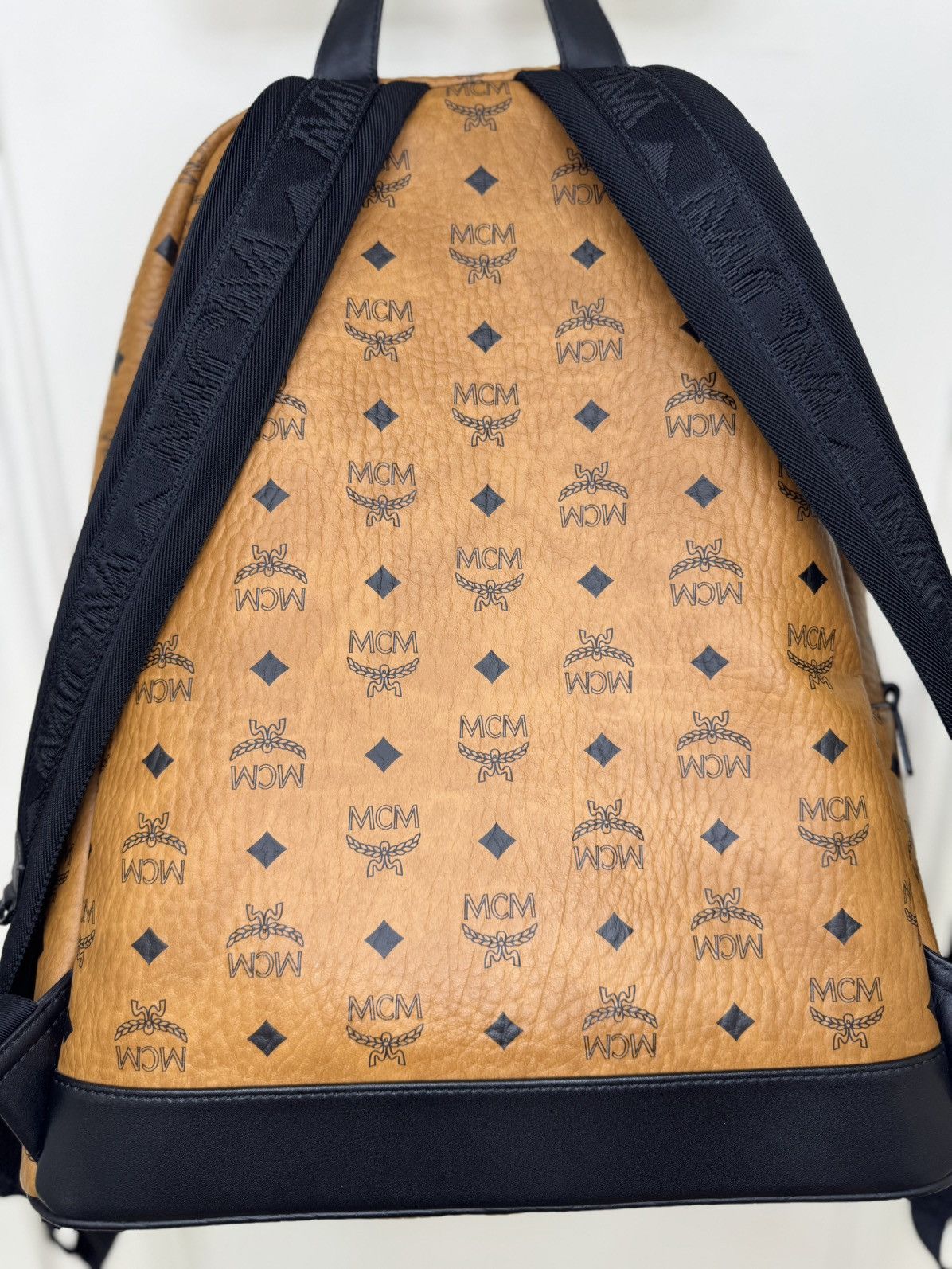 MCM MCM Backpack Cognac/Black Size 38 - 5 Thumbnail