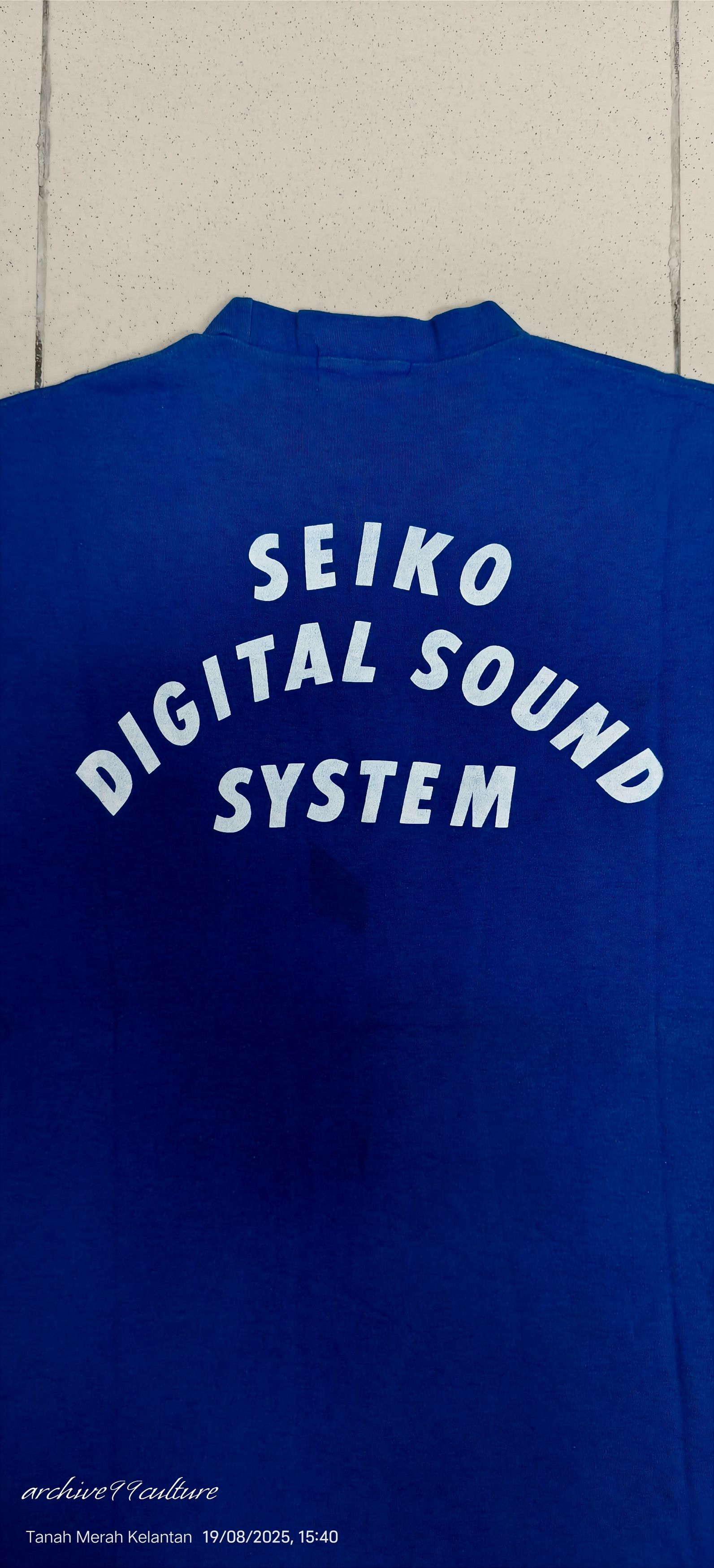 Seiko Vintage 80's Seiko Digital Sound System promotional tee Size US S / EU 44-46 / 1 - 8 Thumbnail