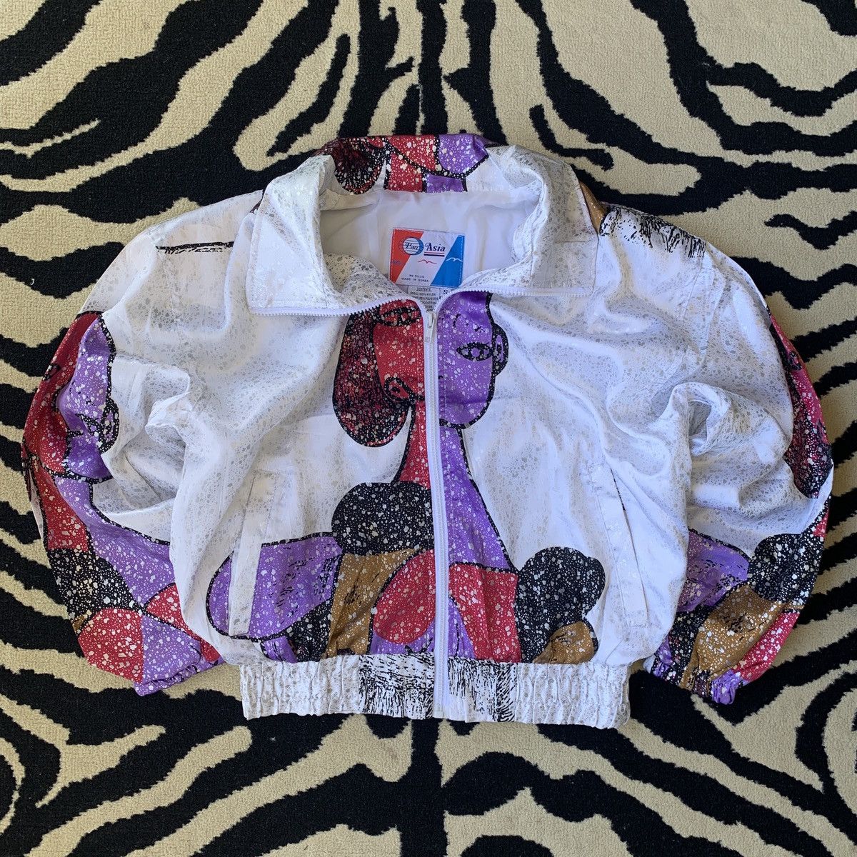 image of Picasso Windbreaker Jacket in White, Men's (Size XL)