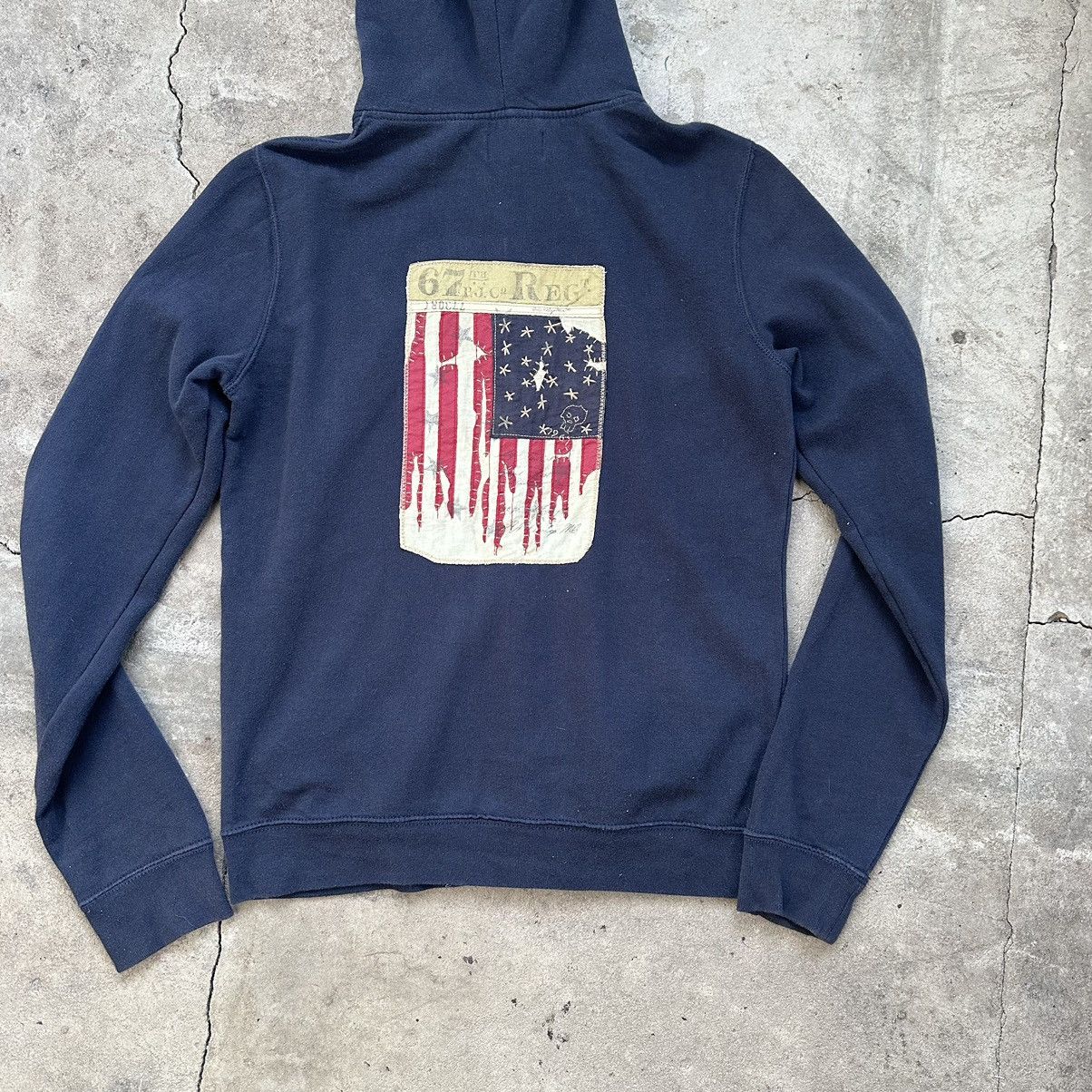 Polo Ralph Lauren Polo jeans co Ralph Lauren American flag hoodie pullover Size US M / EU 48-50 / 2 - 9 Thumbnail