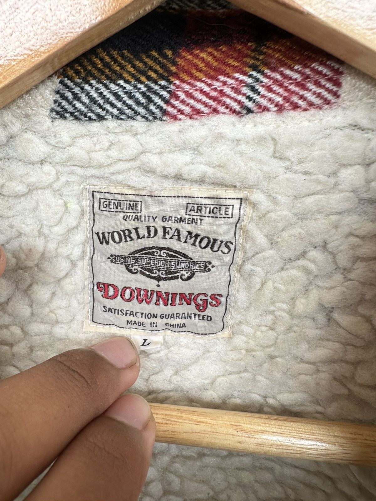 Vintage 👹Downing Fleece Lined Flannel Jacket Size US XL / EU 56 / 4 - 8 Thumbnail