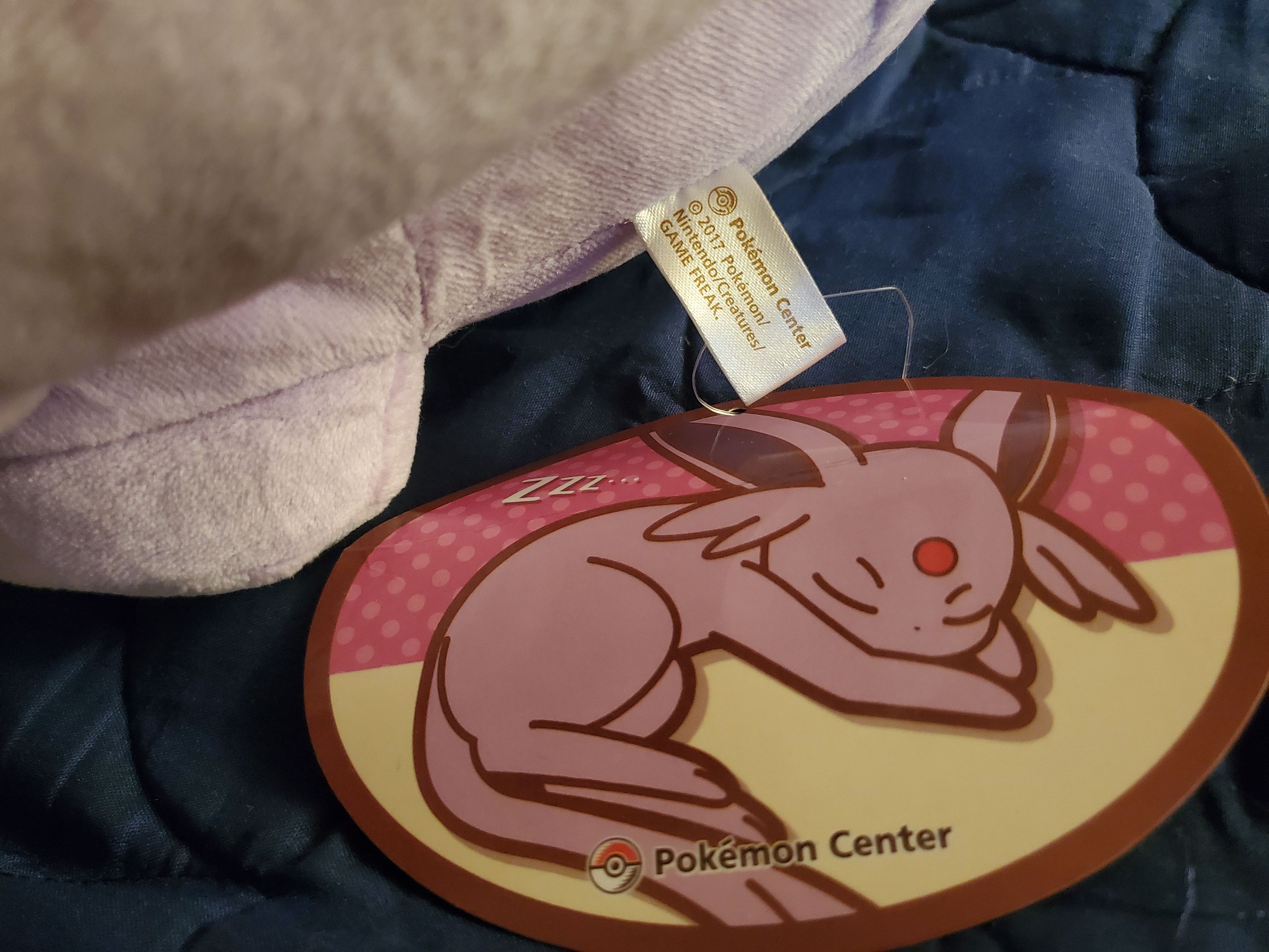 Pokemon Pokemon Center Espeon Sleeper Plush Eeveelution Authentic Size ONE SIZE - 6 Thumbnail