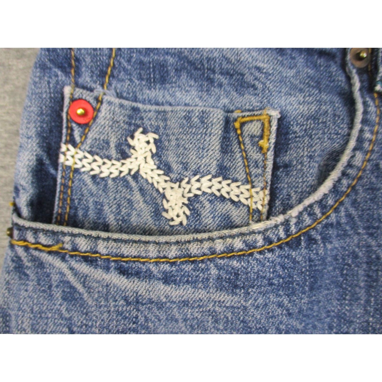 Southpole LRG Jeans Mens 40x32 Denim Baggy Y2k Southpole Style Skater Blue Size US 40 / EU 56 - 4 Thumbnail
