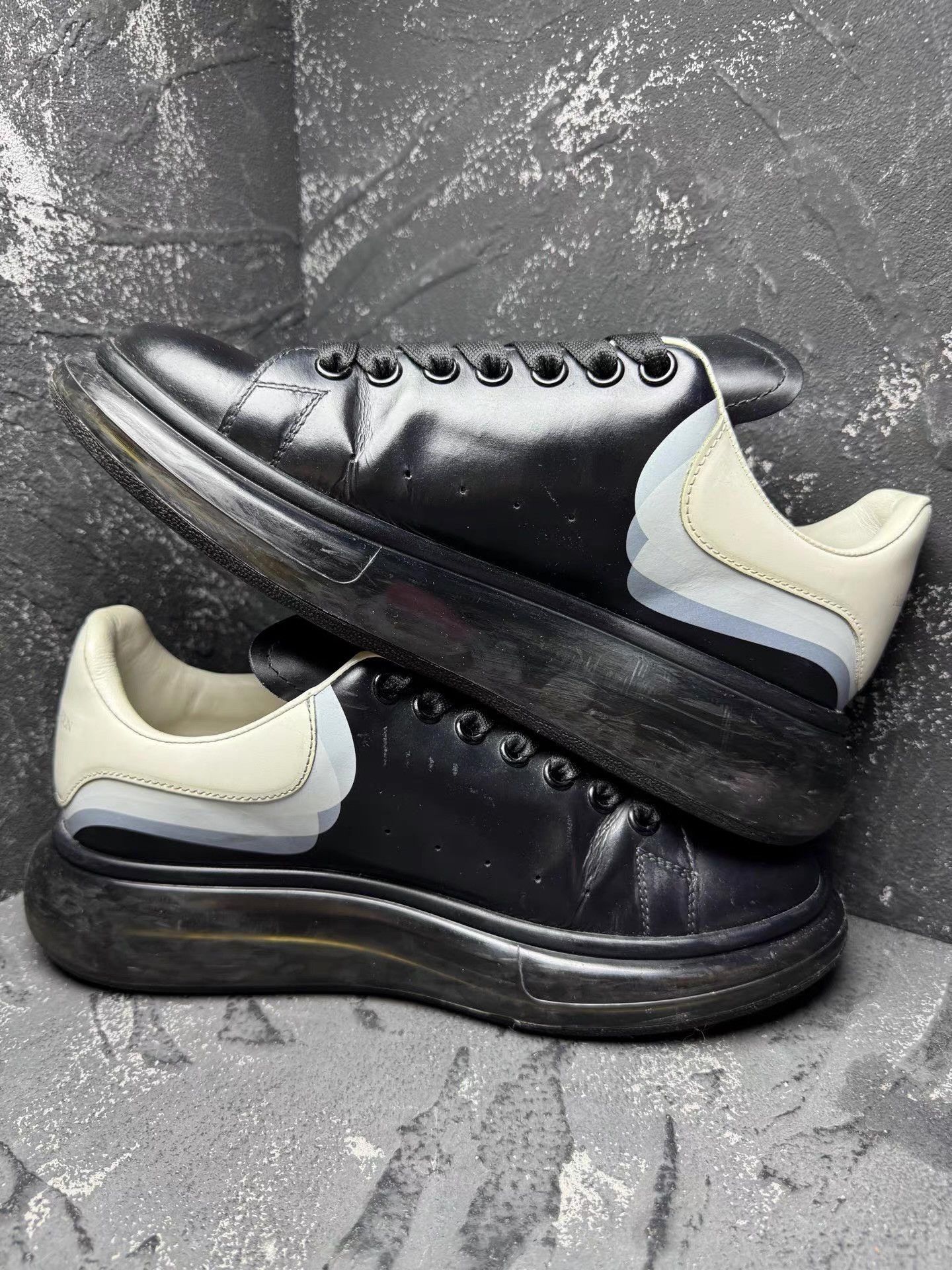 Alexander McQueen Alexander McQueen Air Sneakers with Gradient Wave Heel Q10 Size US 8 / EU 41 - 4 Thumbnail