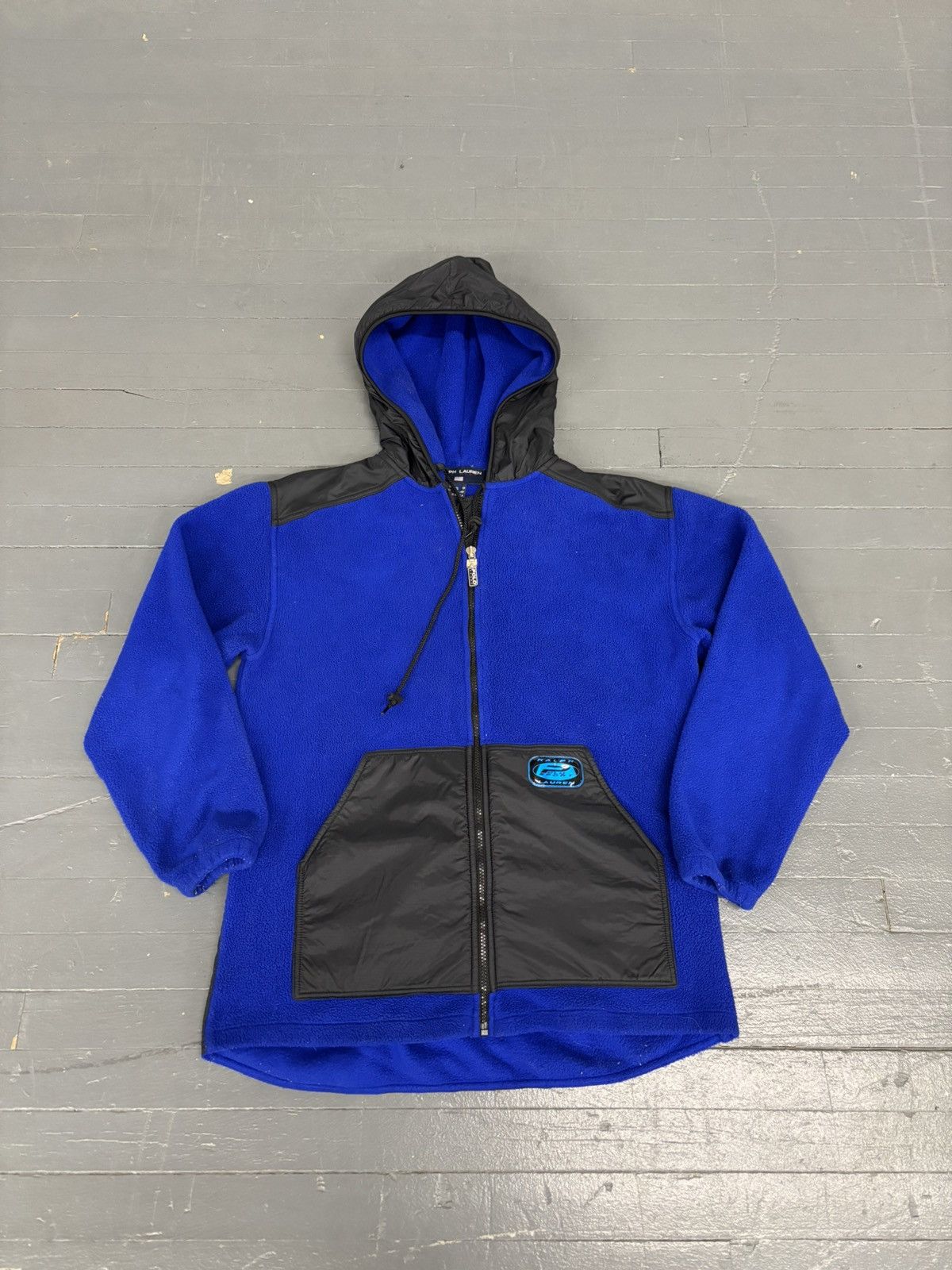 Polo Ralph Lauren Vintage polo sport hooded fleece jacket ski outdoors Size US S / EU 44-46 / 1 - 1 Thumbnail