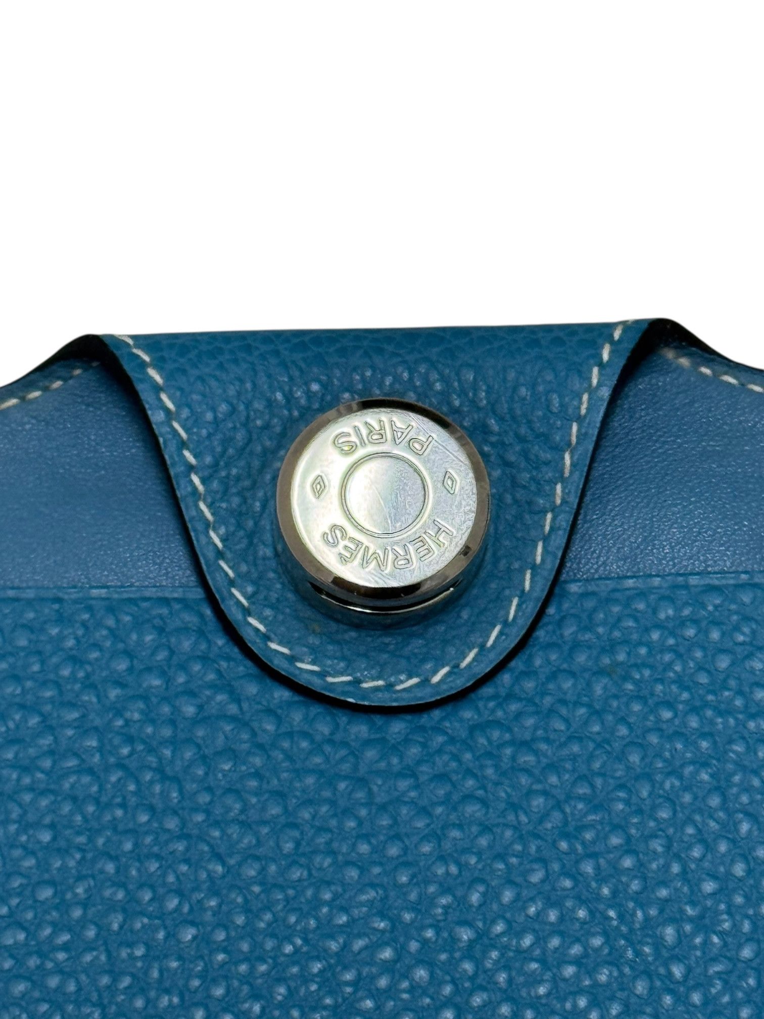 Hermes Hermes Blue Togo Leather Notepad Cardholder Wallet Size ONE SIZE - 5 Thumbnail