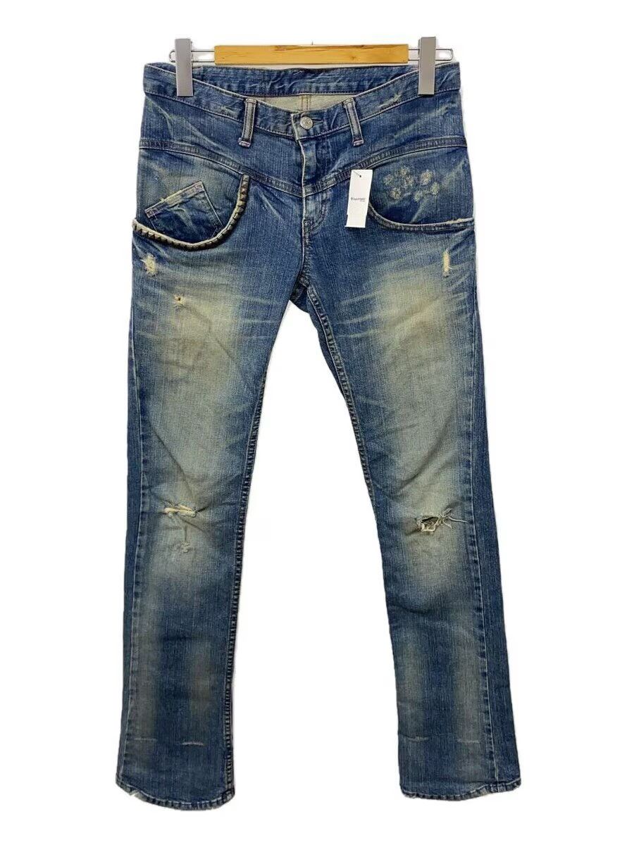 Hysteric Glamour Distressed Boot Cut Denim Jeans Size US 31 - 1 Thumbnail