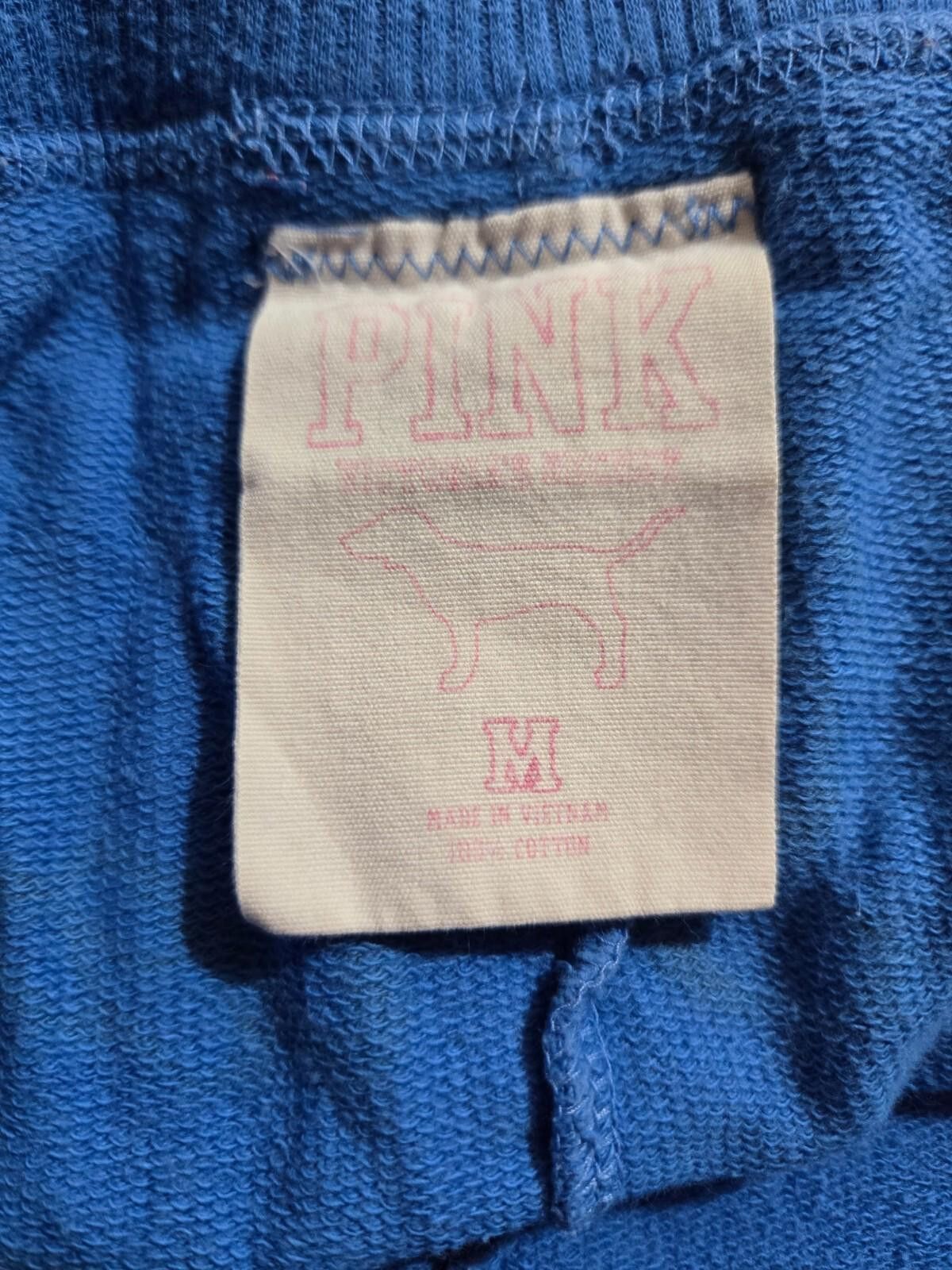 Designer Victorias Secret PINK Vintage Capri Sweatpants Wide Royalty Size 32" / US 10 / IT 46 - 5 Thumbnail