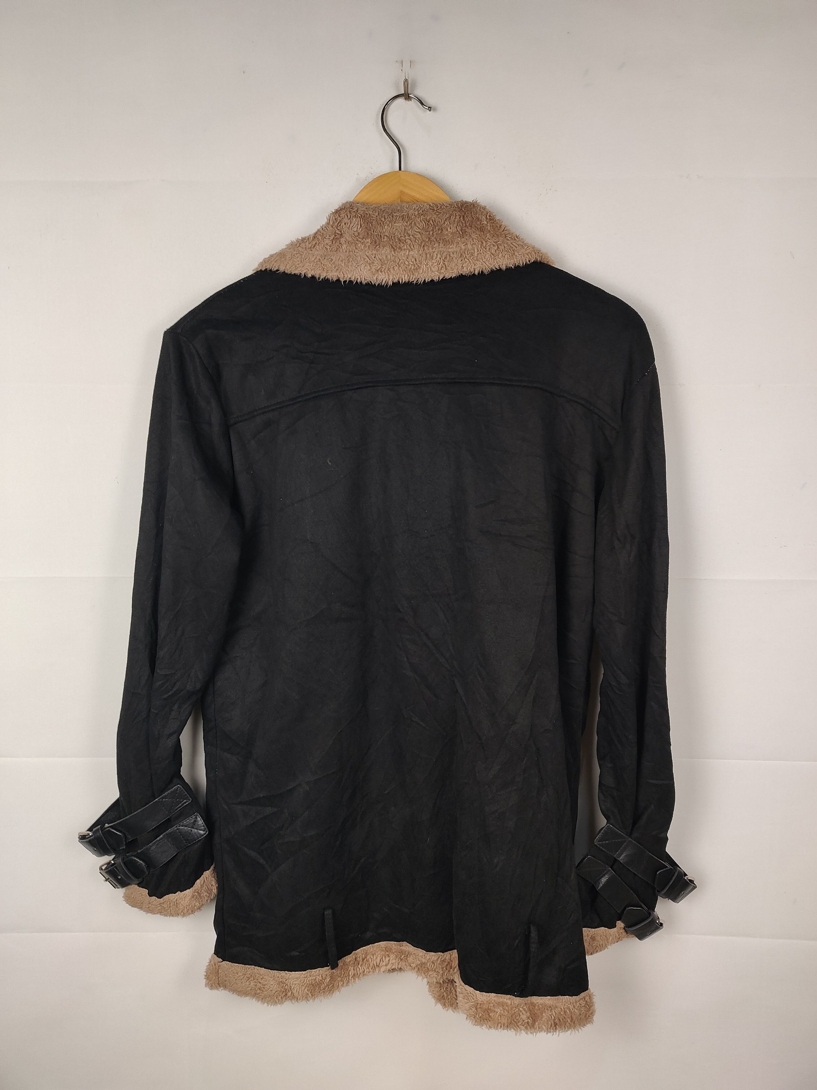 Seditionaries Lovepeace faux-suede jacket with faux-fur lining punk-style Size US L / EU 52-54 / 3 - 5 Thumbnail