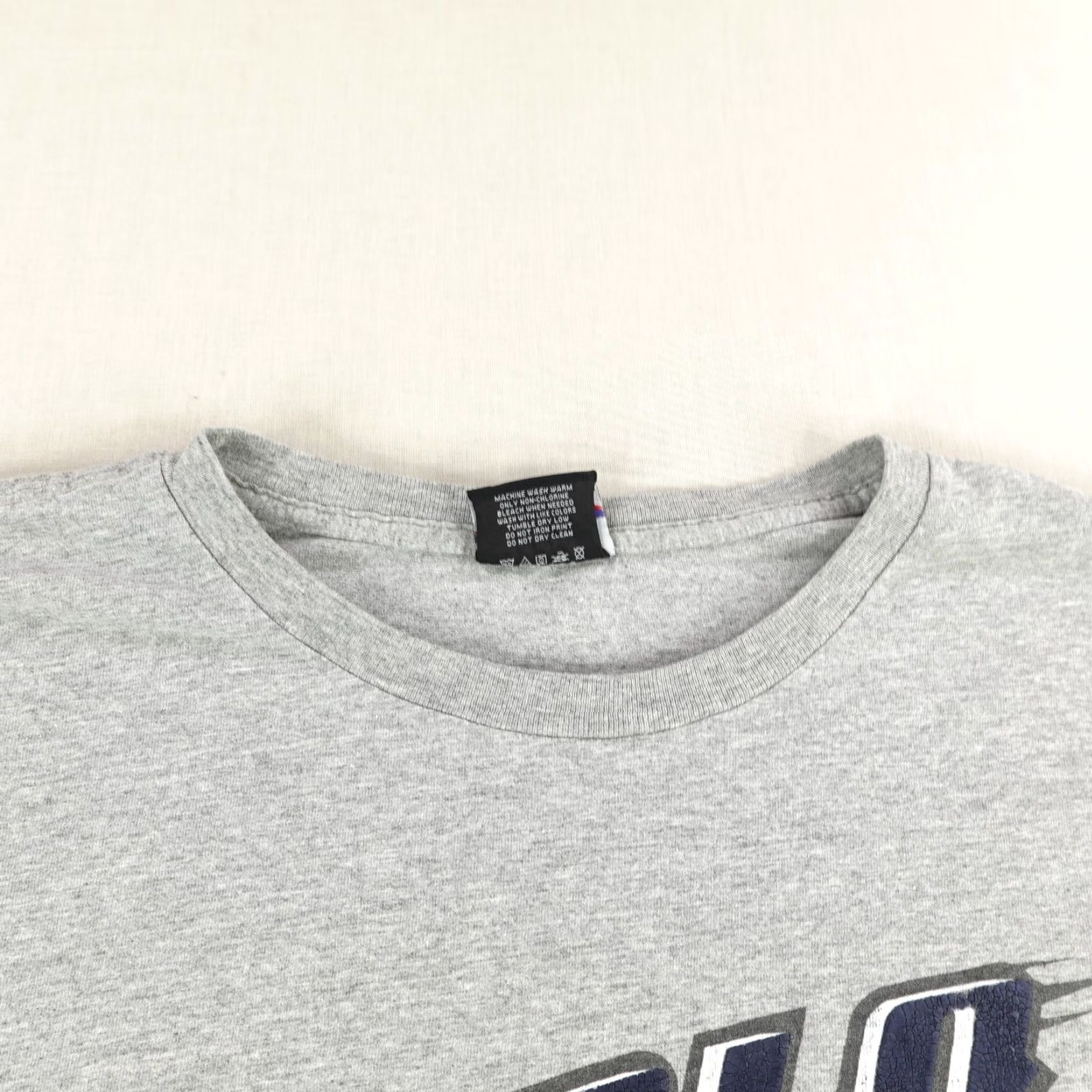 Ralph Lauren VINTAGE Ralph Lauren Shirt Mens 2XL Gray Polo Tee Knit Logo Sleeve 67 Y2K Crew Neck T-Shirt Mens Size US XXL / EU 58 / 5 - 2 Thumbnail