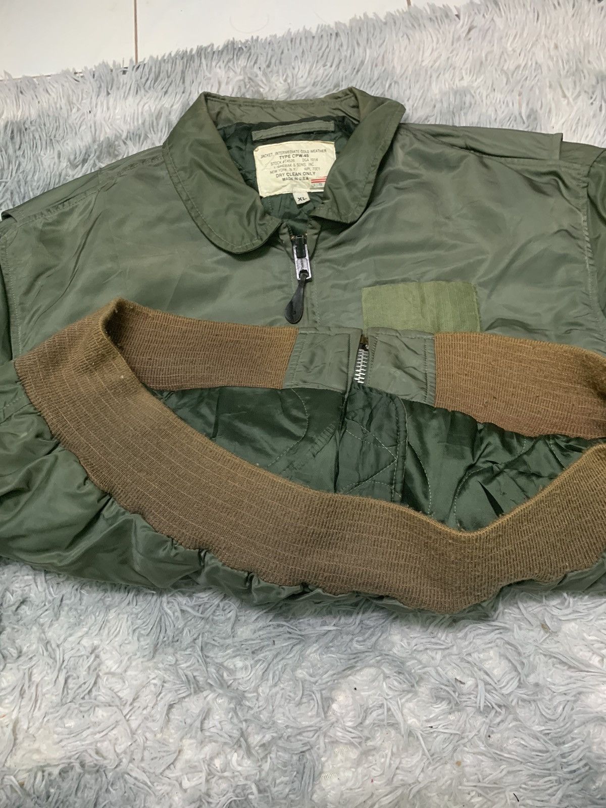 I. Spiewak And Sons 90s TYPE CPW-45 BOMBER JACKET RARE Size US XL / EU 56 / 4 - 5 Thumbnail