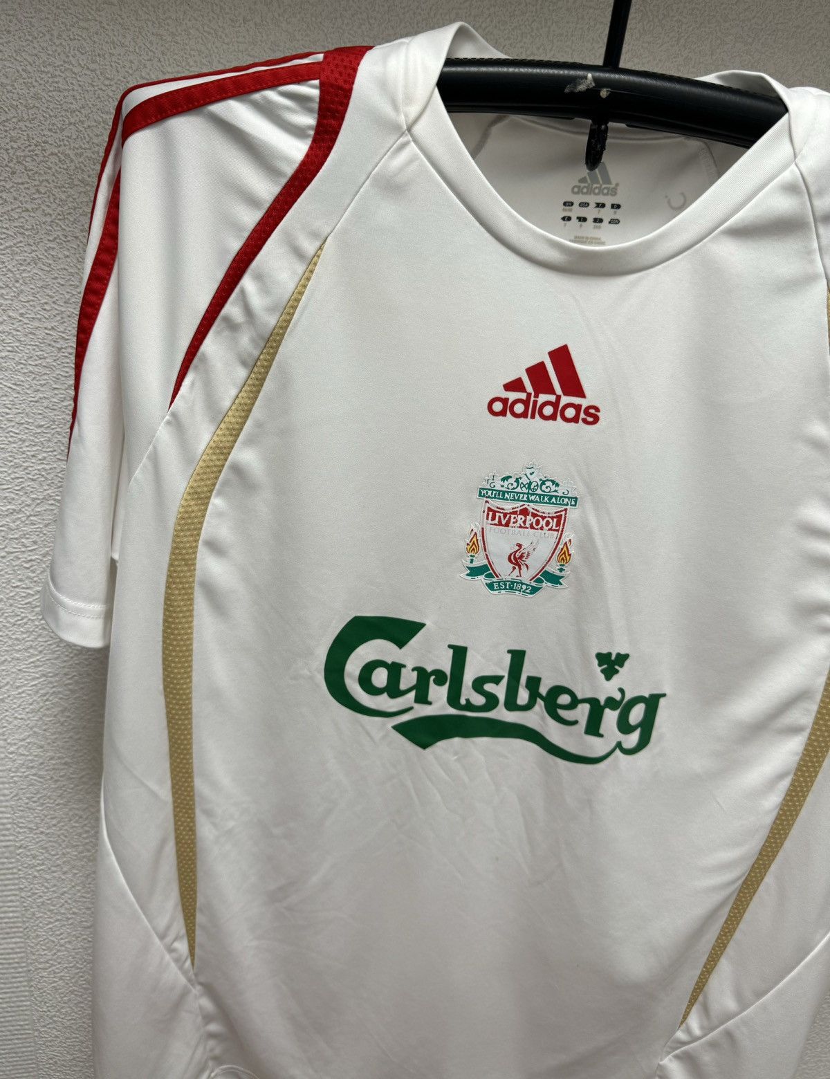 Adidas Liverpool adidas vintage soccer jersey Xl Xxl Carlsberg Size US XXL / EU 58 / 5 - 6 Thumbnail