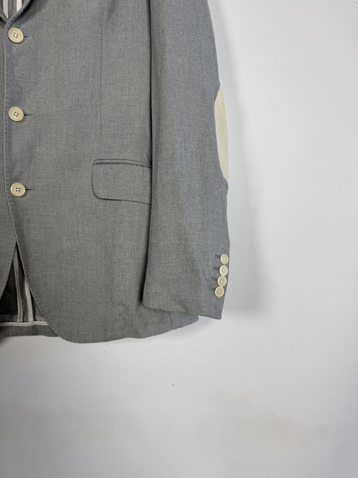 Hackett Hackett London Blazer With Elbow Patches Cotton Size 42R Size 42R - 5 Thumbnail