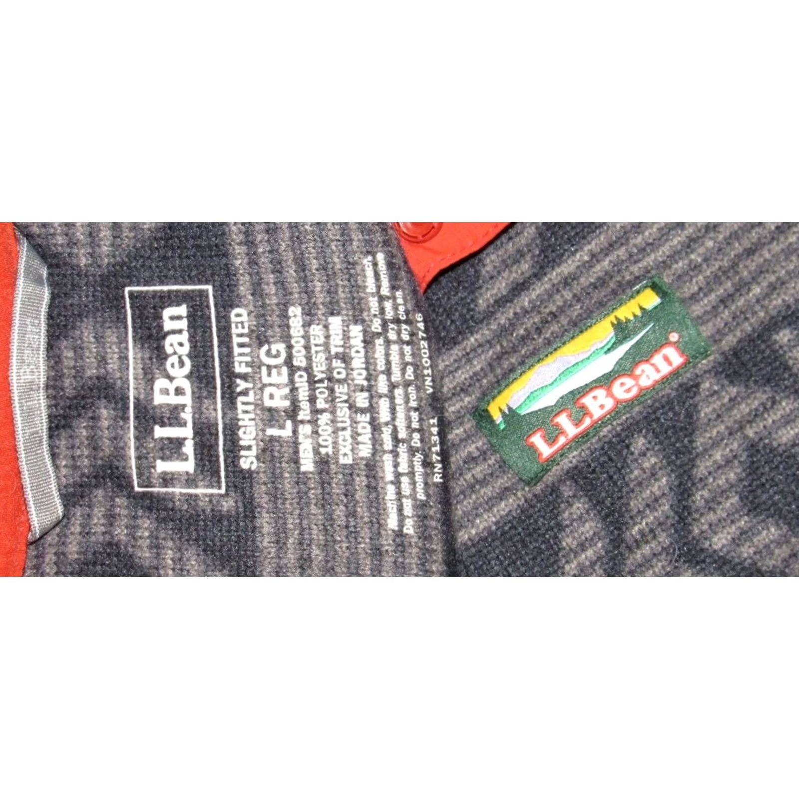 Vintage LL BEAN Tribal Southwestern Grey Pullover Fleece Large Men Size US L / EU 52-54 / 3 - 3 Thumbnail