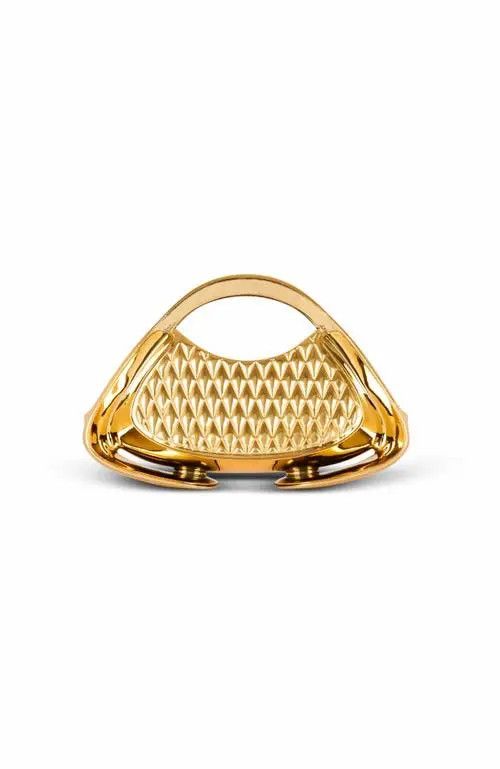 Balmain o1s1wg111225 Size:OS/Jolie Madame Quilted Bag in Golden Size ONE SIZE - 2 Thumbnail