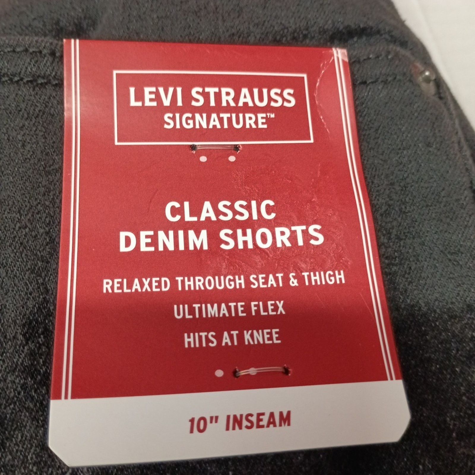 Levi's Levi Strauss Signature Denim Shorts Men's 40 Black Flex Size US 40 / EU 56 - 2 Thumbnail