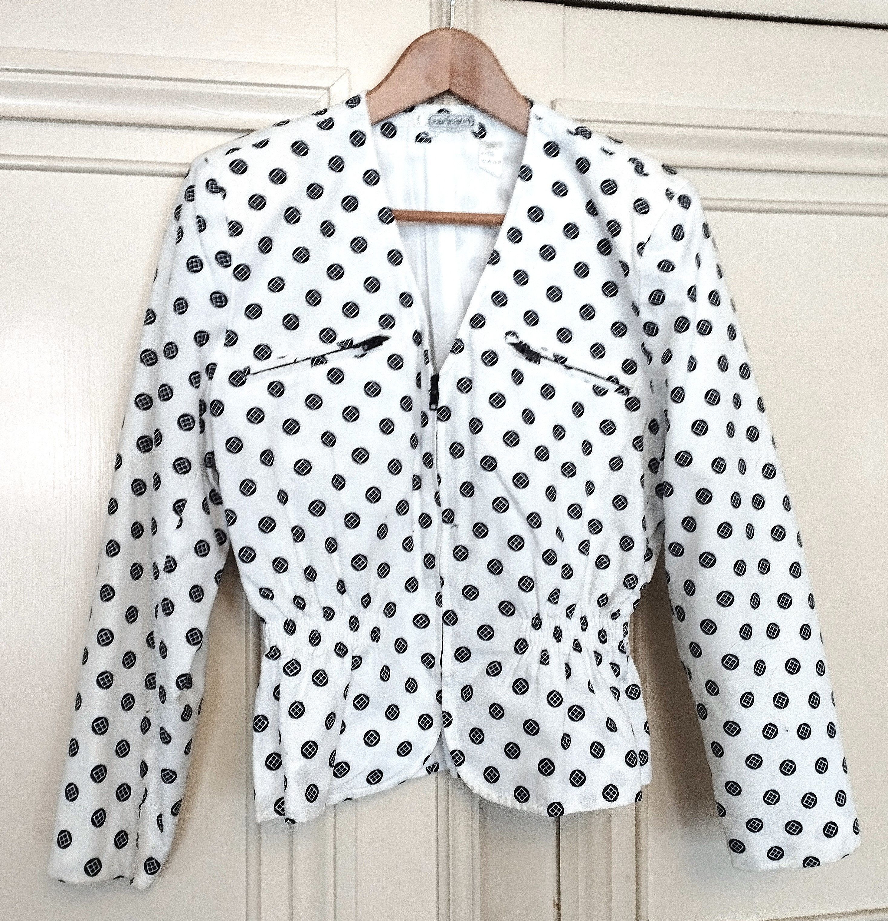 Cacharel Cacharel Veste cotonnade Basque TM/L Size M / US 6-8 / IT 42-44 - 8 Thumbnail