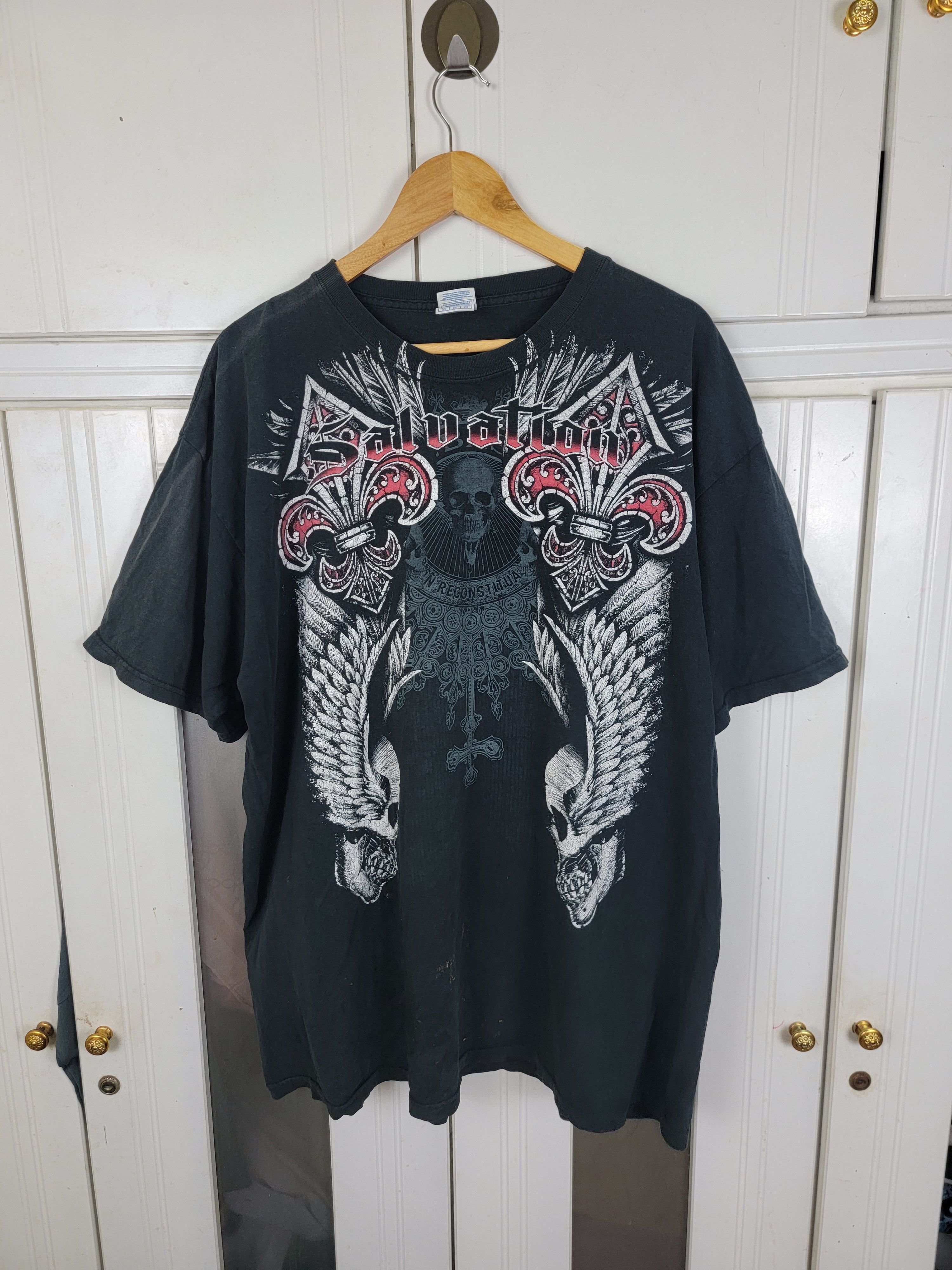 Affliction × Japanese Brand × Vintage Vintage Salvation Tee Size US XXL / EU 58 / 5 - 1 Thumbnail