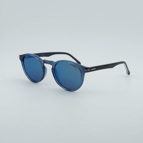 Carrera CARRERA 301/S 0PJP XT Sunglasses Blue Round Frame, Blue Lens Size ONE SIZE - 1 Thumbnail