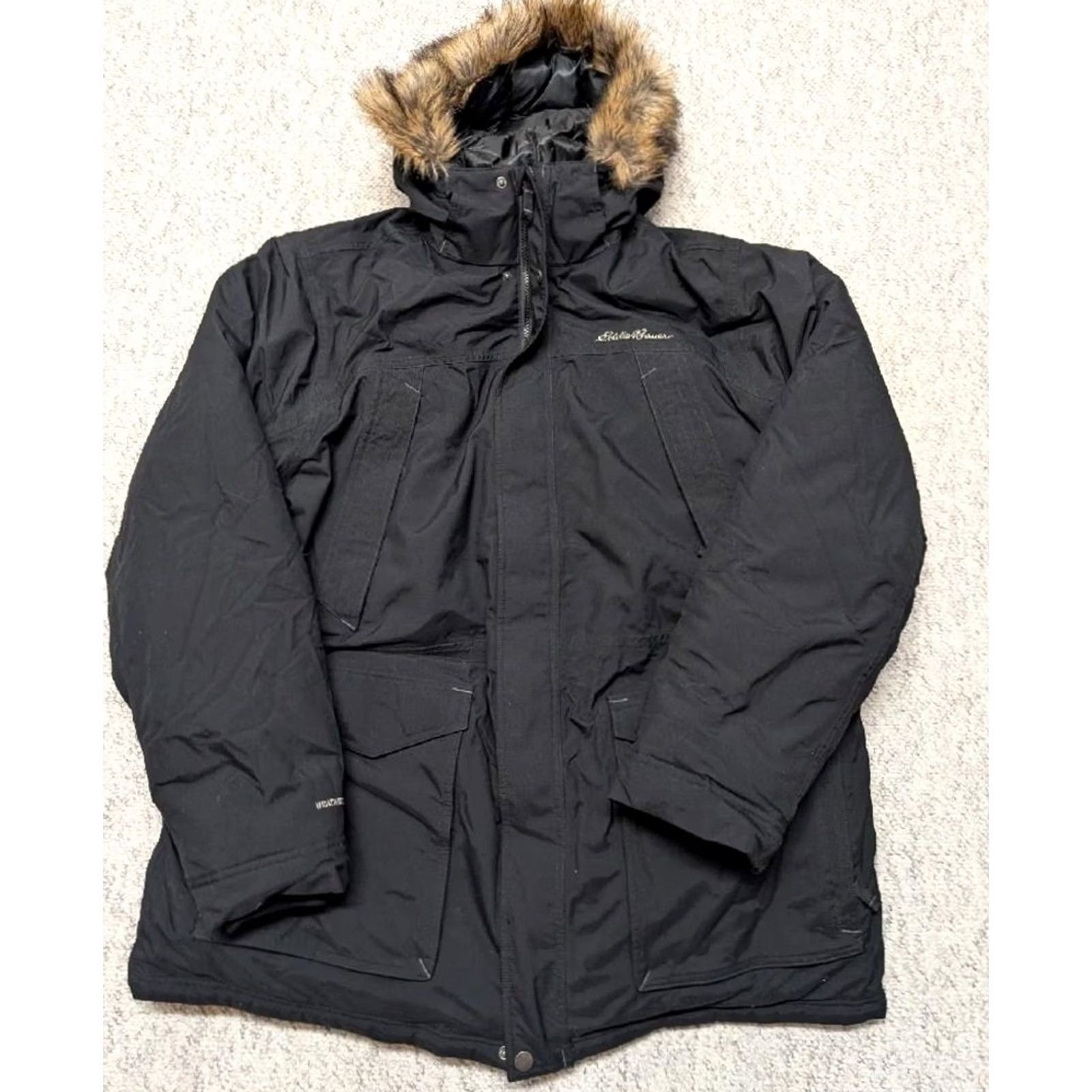 Eddie Bauer Eddie Bauer GOOSE DOWN puffer parka HOODED arctic weatheredge black FAUX FUR 2XL Mens Size US XXL / EU 58 / 5 - 2 Thumbnail