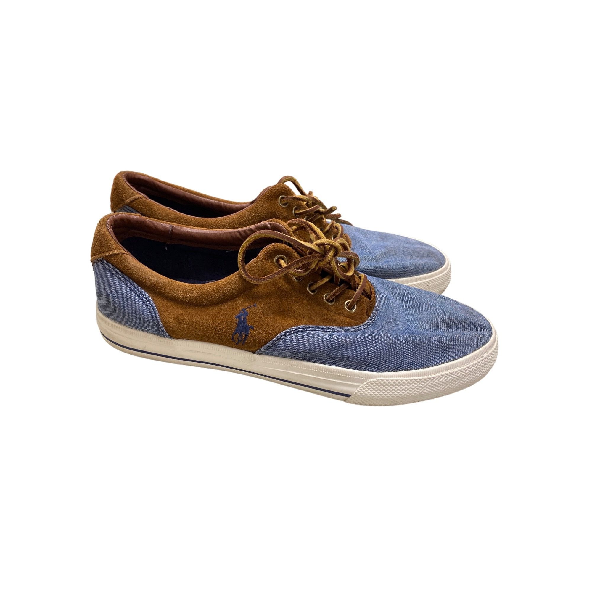 Ralph Lauren Ralph Lauren Polo men sneakers blue brown suede lace shoe 11 Size US 11 / EU 44 - 4 Thumbnail