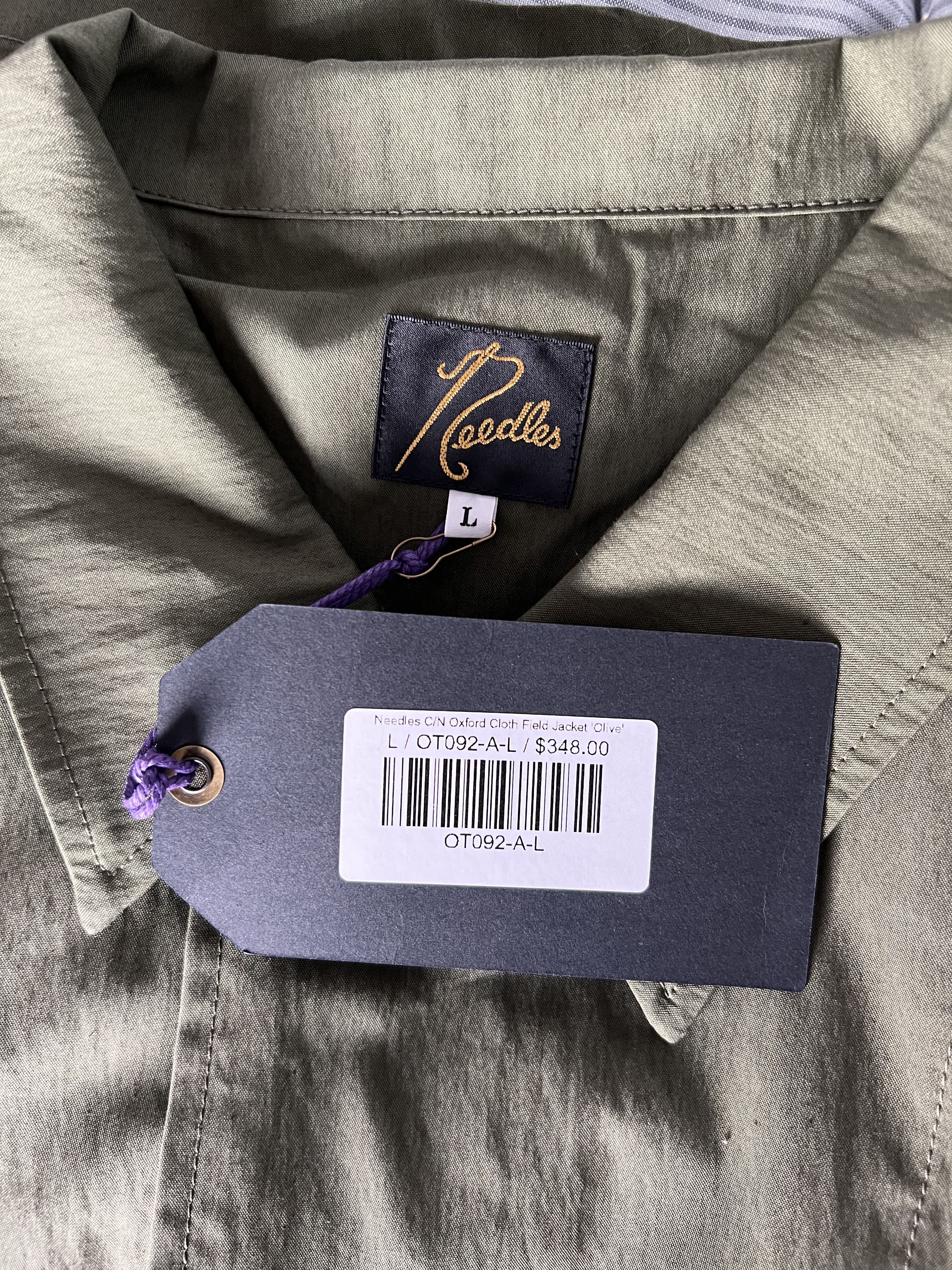 Needles Needles Oxford Cloth Field Jacket in Olive Size US L / EU 52-54 / 3 - 7 Thumbnail