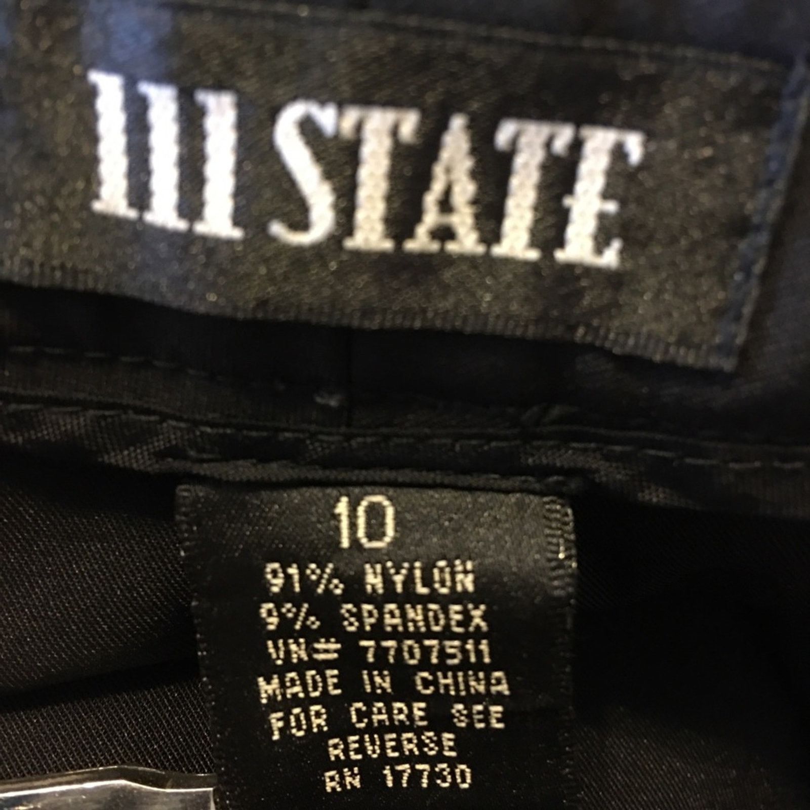 Other 111State Black career straight leg pants 10 Size 32" / US 10 / IT 46 - 6 Thumbnail