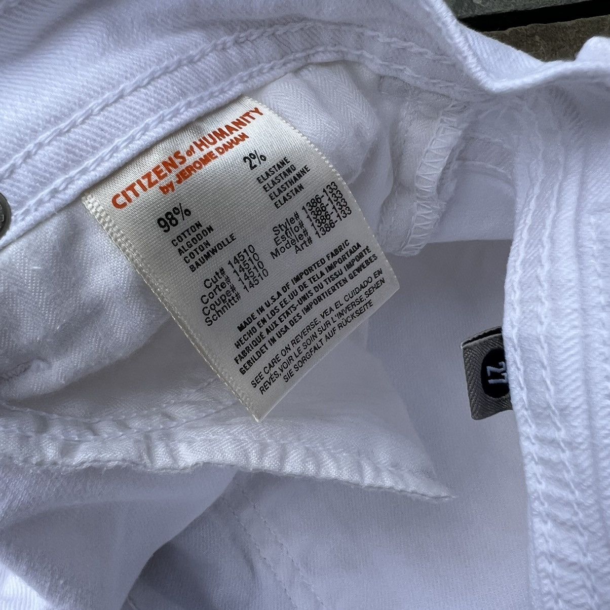 Citizens Of Humanity Citizens of Humanity White Cuffed Jeans Size 27" / US 4 / IT 40 - 7 Thumbnail