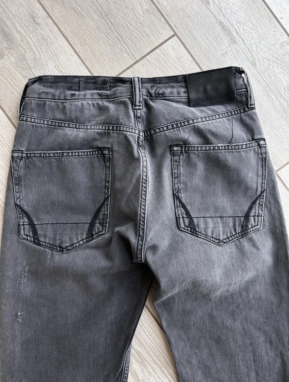 Allsaints Allsaints Cigarette Jeans Black Gray Slim Fit Men’s 28x30 Size US 28 / EU 44 - 8 Thumbnail