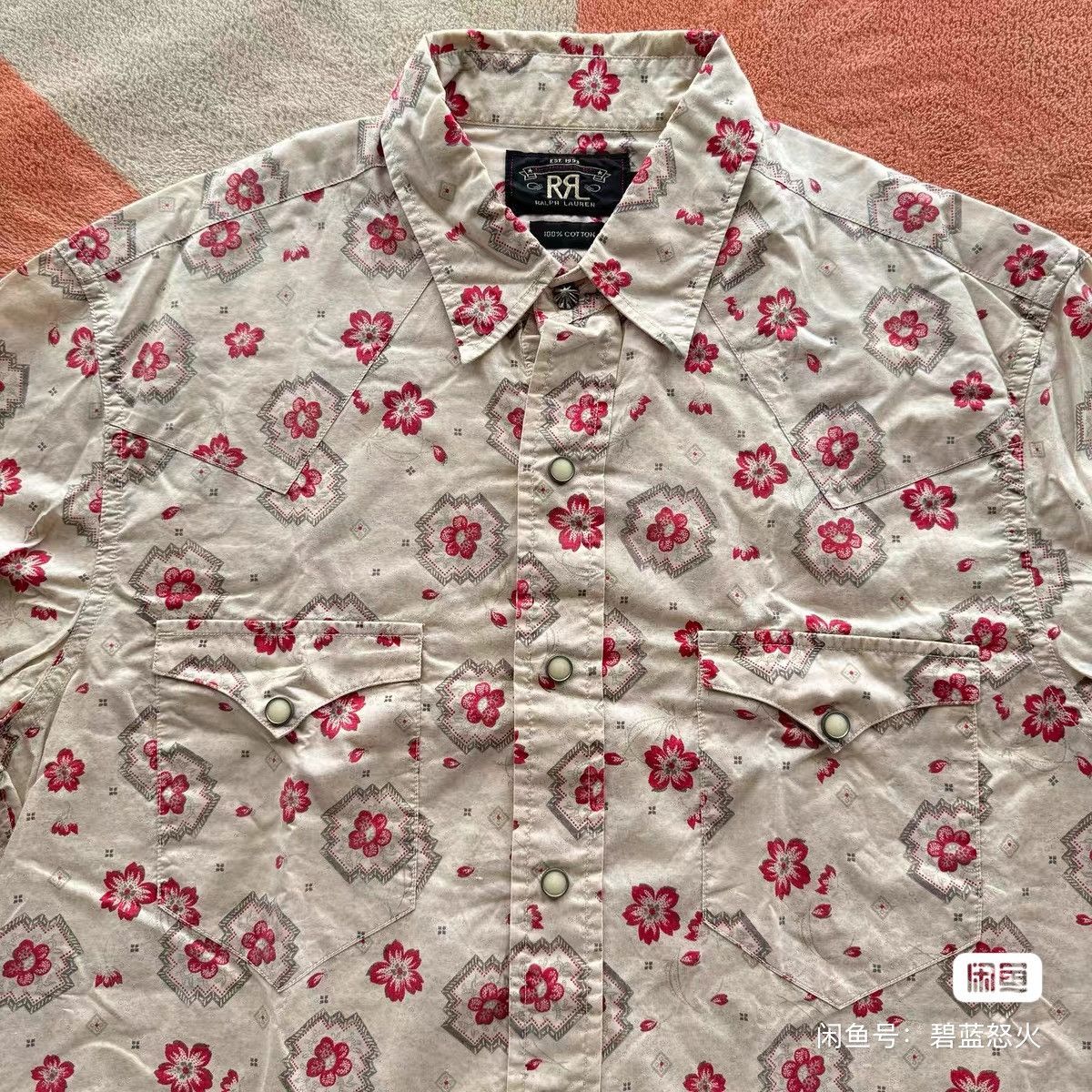 Ralph Lauren Ralph lauren sakura western shirt balenciaga prada dior Size US M / EU 48-50 / 2 - 3 Thumbnail