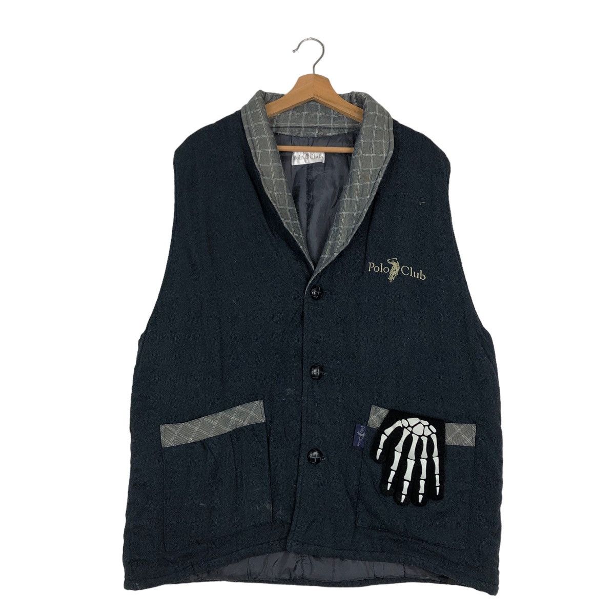 Japanese Brand 🔥90’s Riot Riot Vest Fleece Polo Club Japan Size US M / EU 48-50 / 2 - 2 Thumbnail