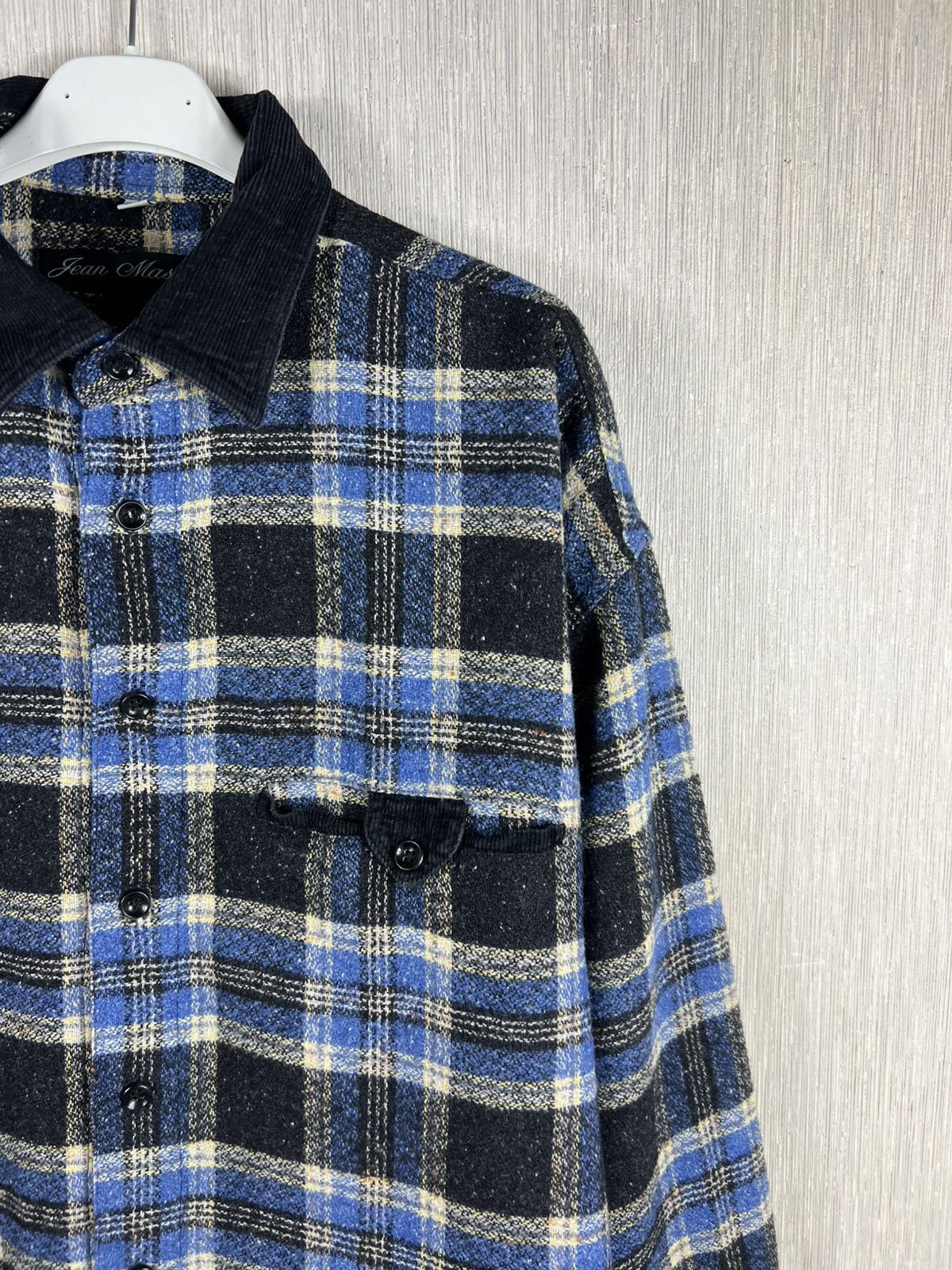 Kapital Vintage 90s Jean Maseric plaid knitted checked shirt retro Size US L / EU 52-54 / 3 - 3 Thumbnail