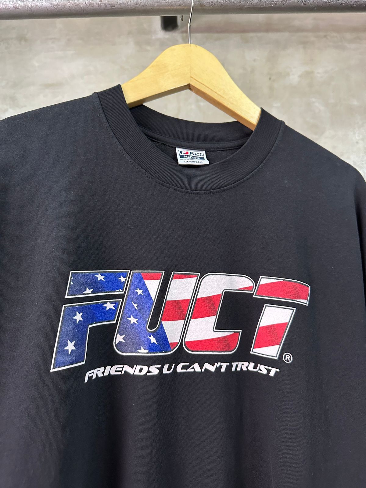 FUCT FUCT AS IT GETS TEE USA FLAG - BLACK Size US M / EU 48-50 / 2 - 4 Thumbnail