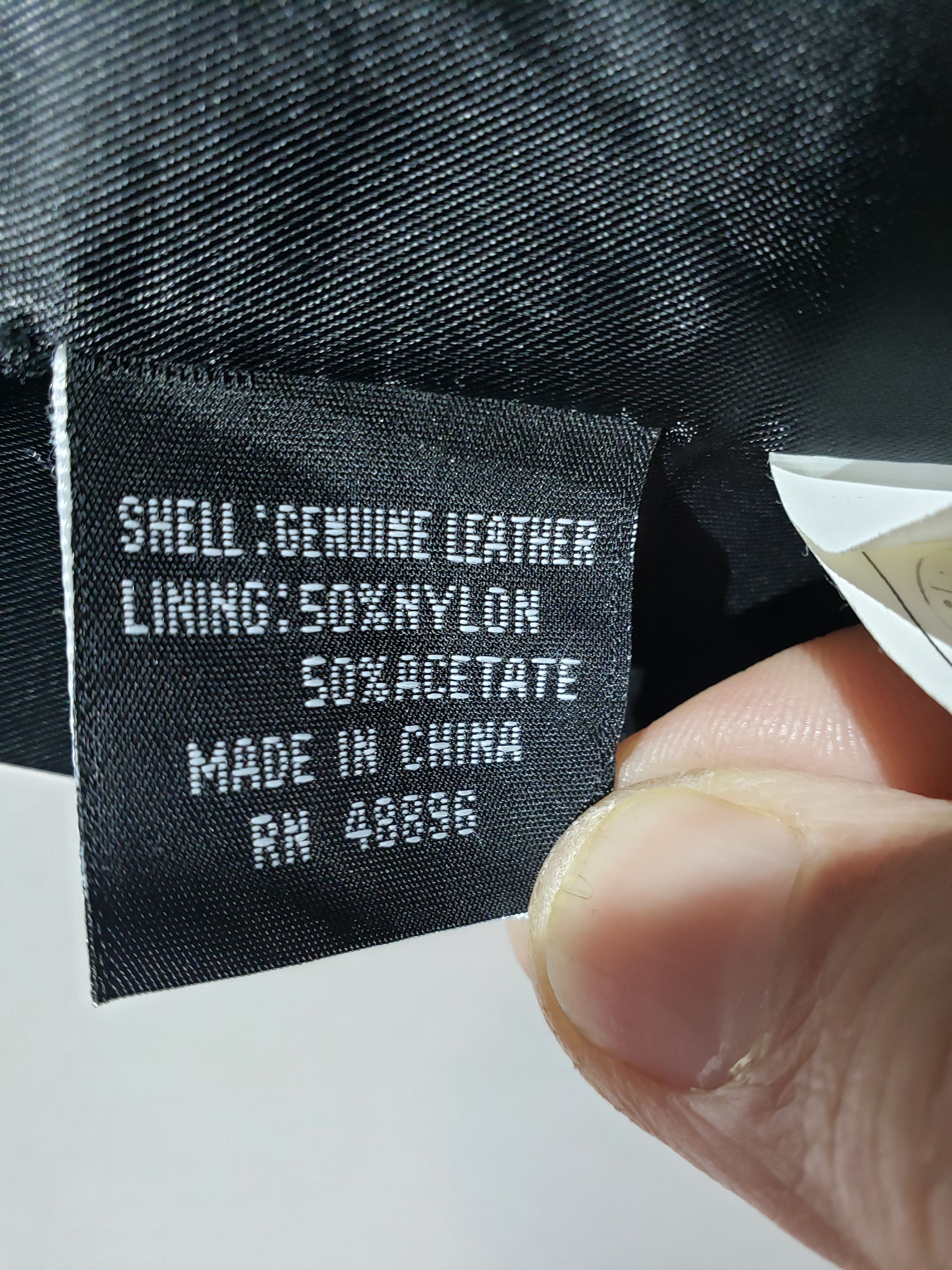 Other Elegant black women's jacket made of genuine leather. Size 3XL / US 20-22 - 11 Thumbnail