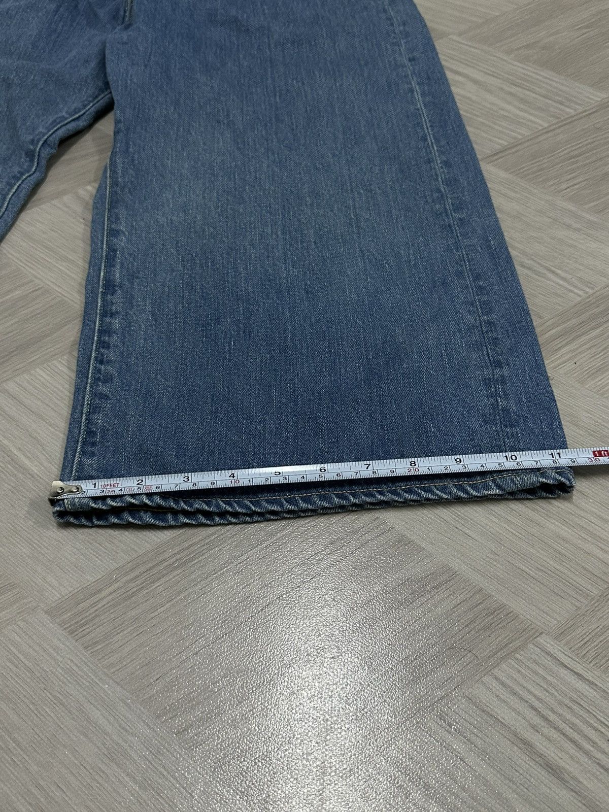 Kapital Kapital Japan Wide Leg Buckle Bag Denim Pant Size US 28 / EU 44 - 23 Thumbnail
