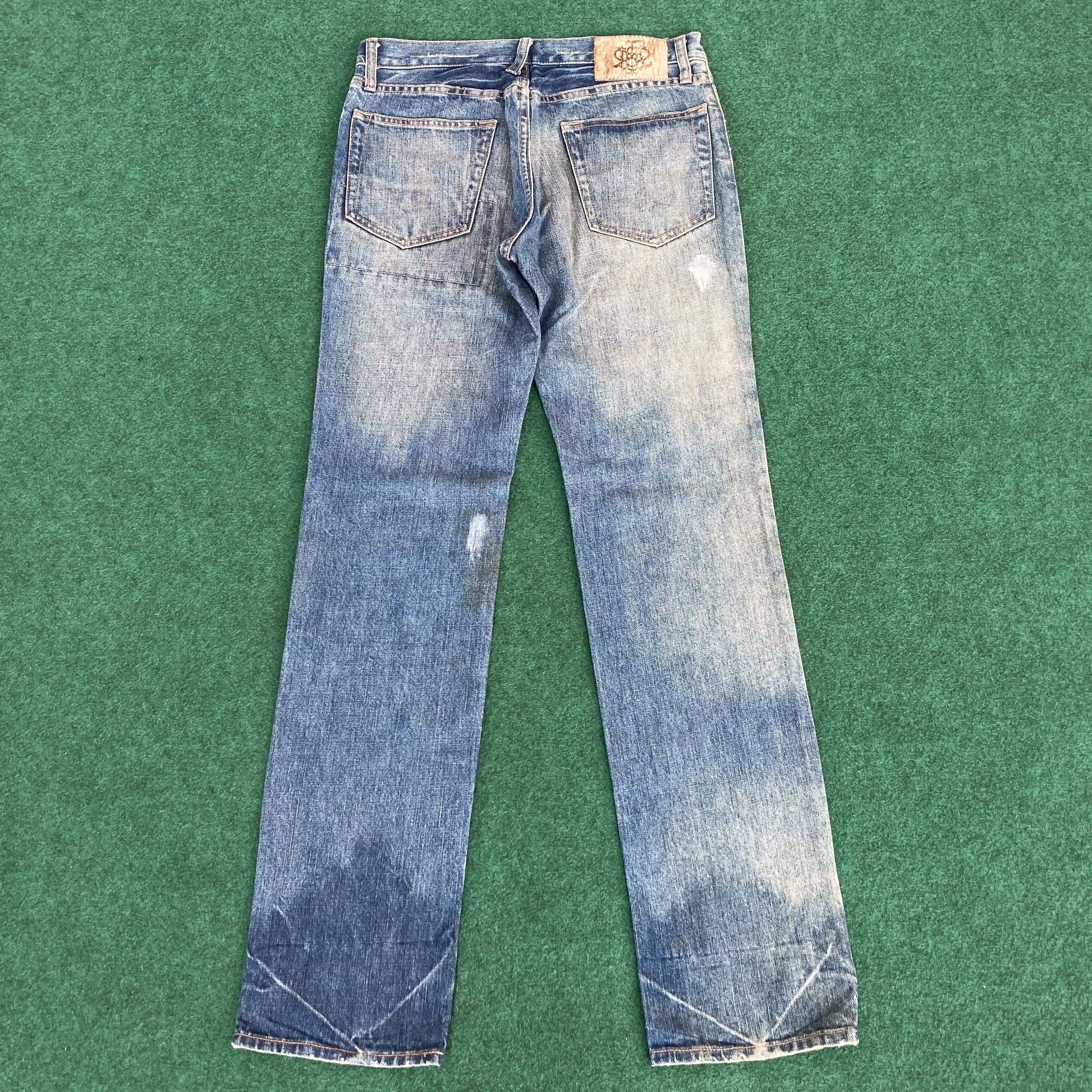 Designer × Japanese Brand × PPFM Vtg PPFM Patchwork Japan Denim Streetwear 30 Pant Jeans Size US 30 / EU 46 - 14 Thumbnail