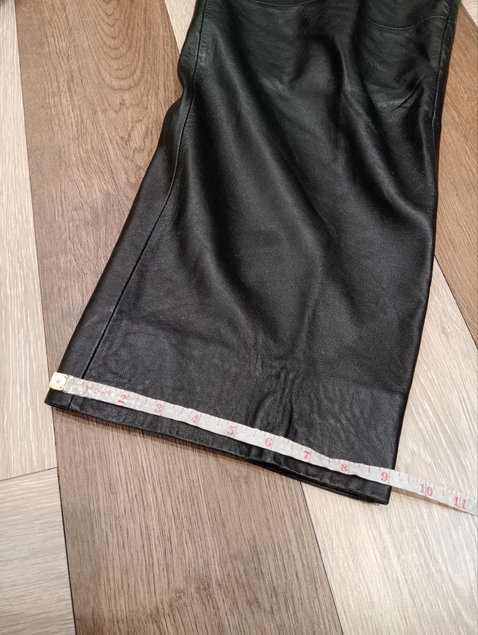 Japanese Brand VINTAGE JAPANESE SHEEPSKIN LEATHER BAGGY PANTS Size US 33 - 13 Thumbnail