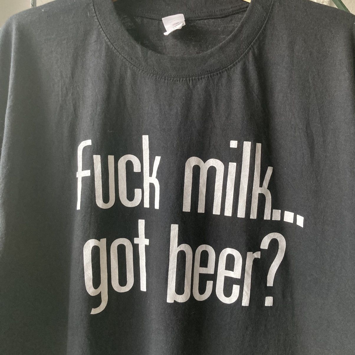 Vintage Fuck Milk Got Beer Size US XXL / EU 58 / 5 - 1 Thumbnail