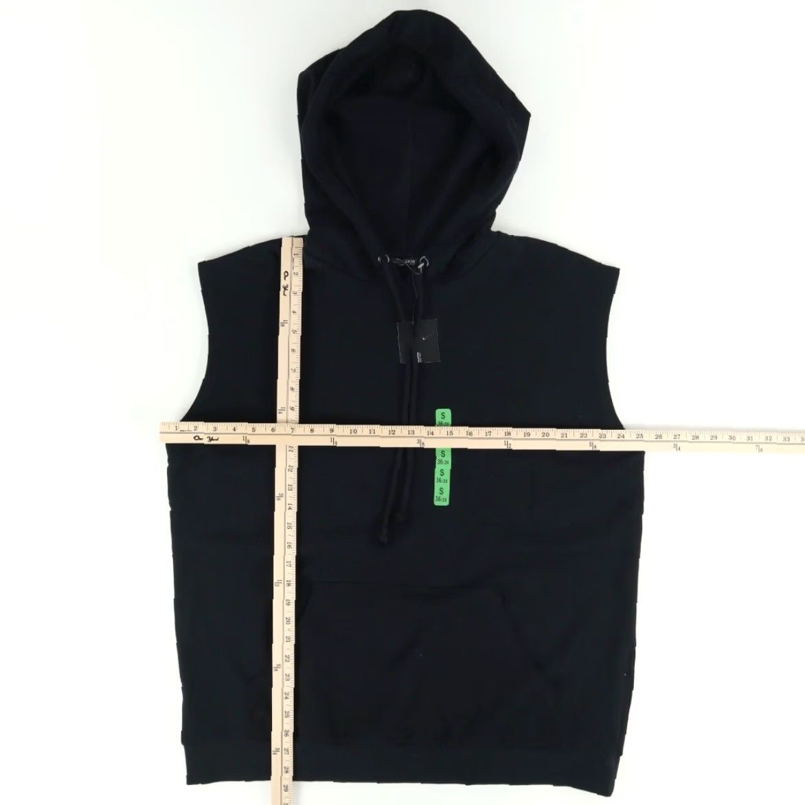Zara Zara W/B Collection Sleeveless Oversized Solid Hoodie Black Women's S Size S / US 4 / IT 40 - 3 Thumbnail