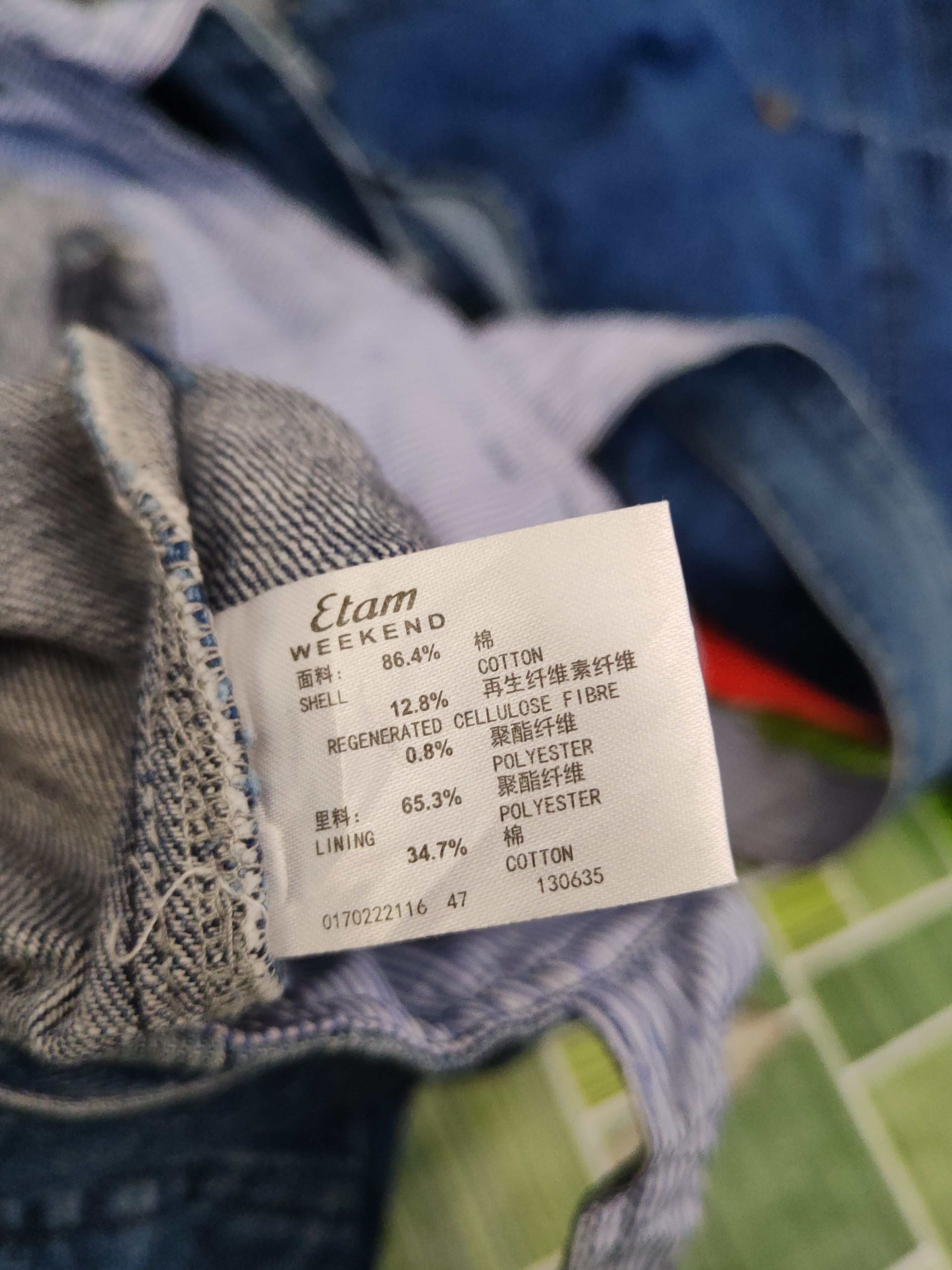 Japanese Brand × Vintage Etam Weekend Blue Denim vintage Skirt Jumpsuits Size 28" / US 6 / IT 42 - 10 Thumbnail