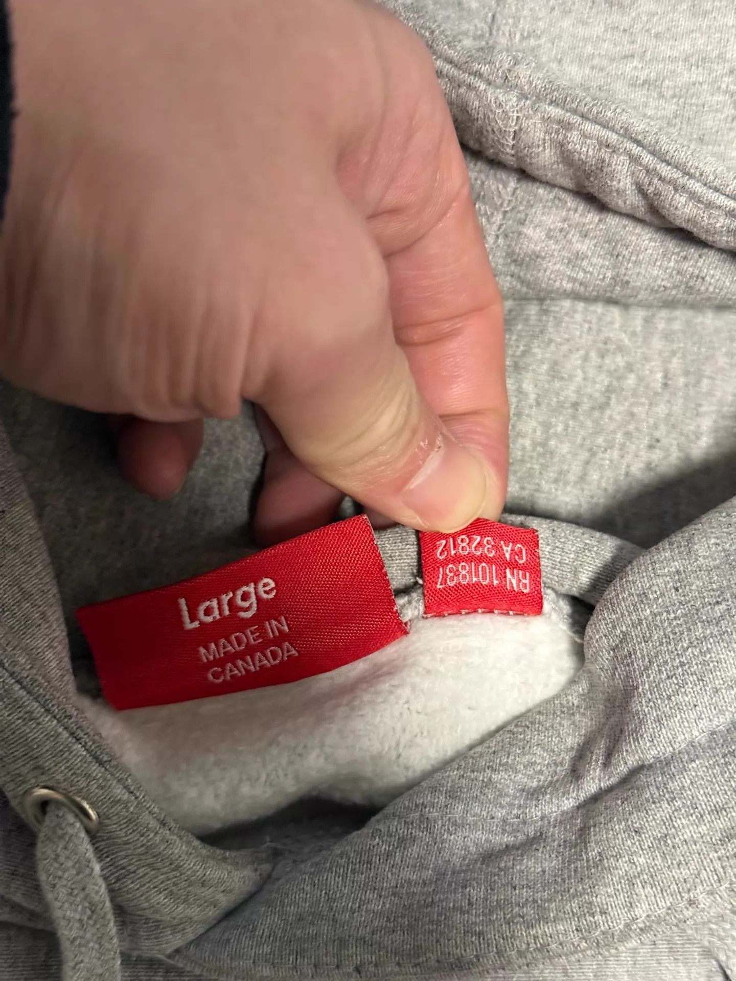 Supreme Supreme FW16 Box Logo Hoodie Gray Red L Size US L / EU 52-54 / 3 - 4 Thumbnail