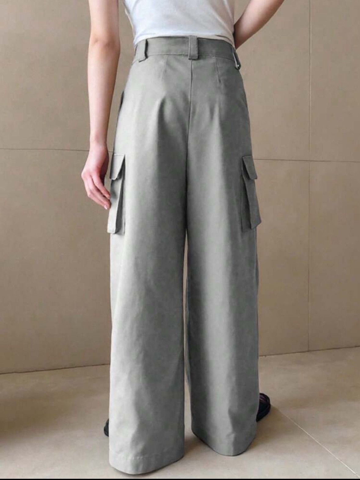 Japanese Brand Rick Owen’s style flare dress pant Size US 32 / EU 48 - 2 Thumbnail