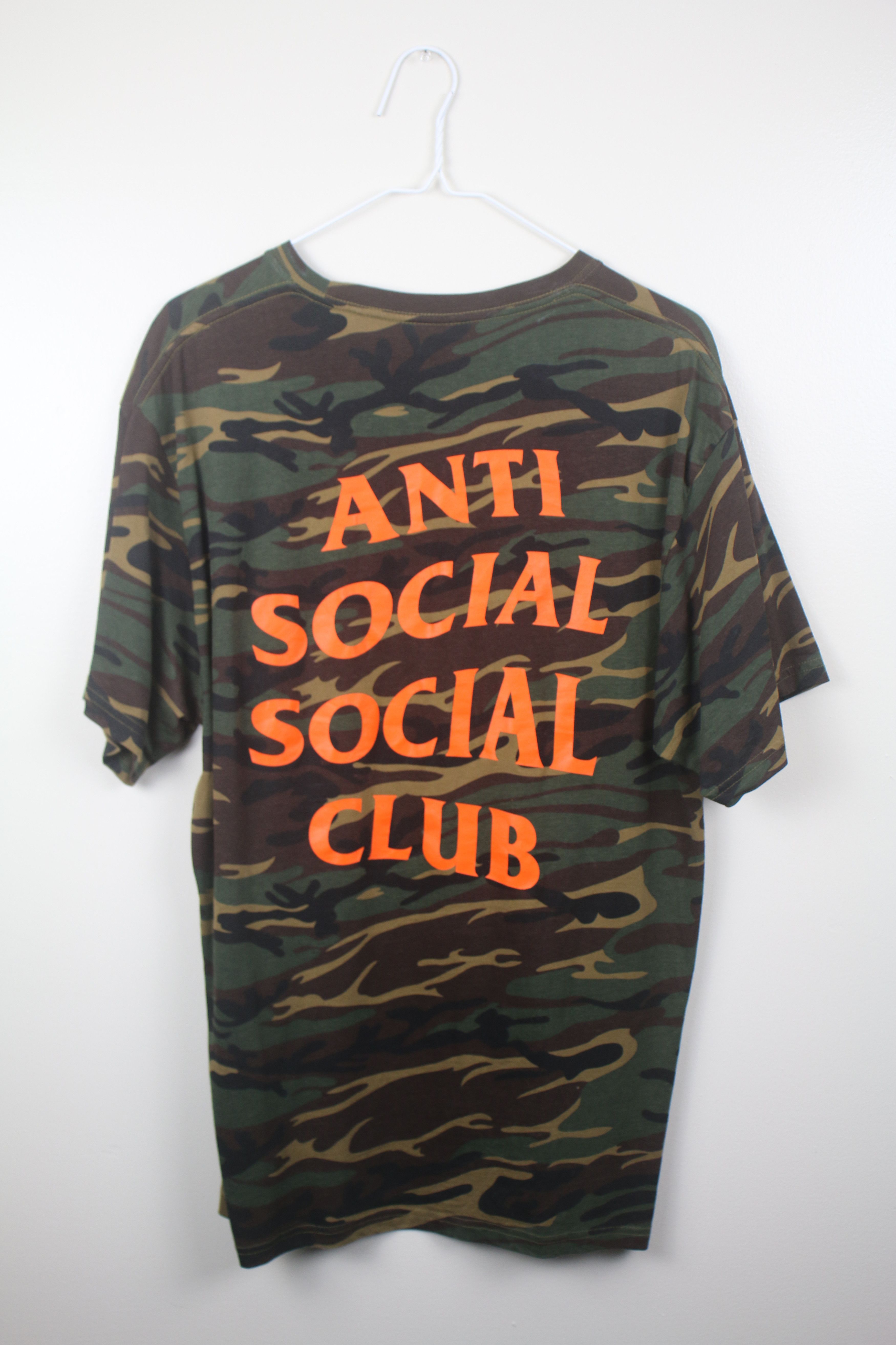 Anti Social Social Club Anti Social Social Club (ASSC) Orange-on-Camo Tee Size US L / EU 52-54 / 3 - 3 Thumbnail