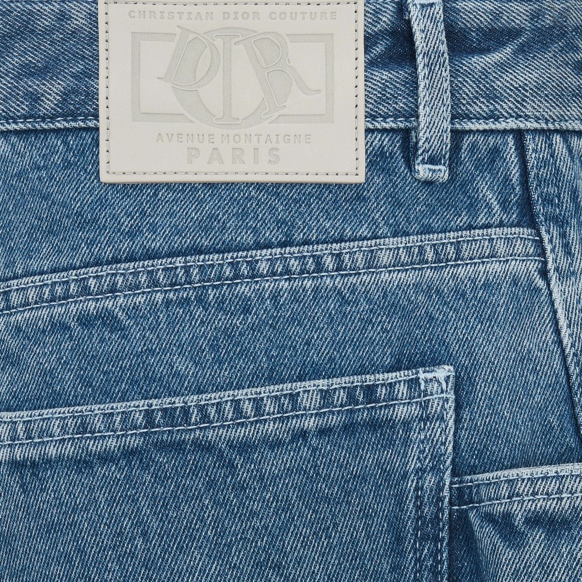 Dior o1bcso1str0226 Cannage Carpenter Bermuda Shorts in Blue Size US 30 / EU 46 - 3 Thumbnail