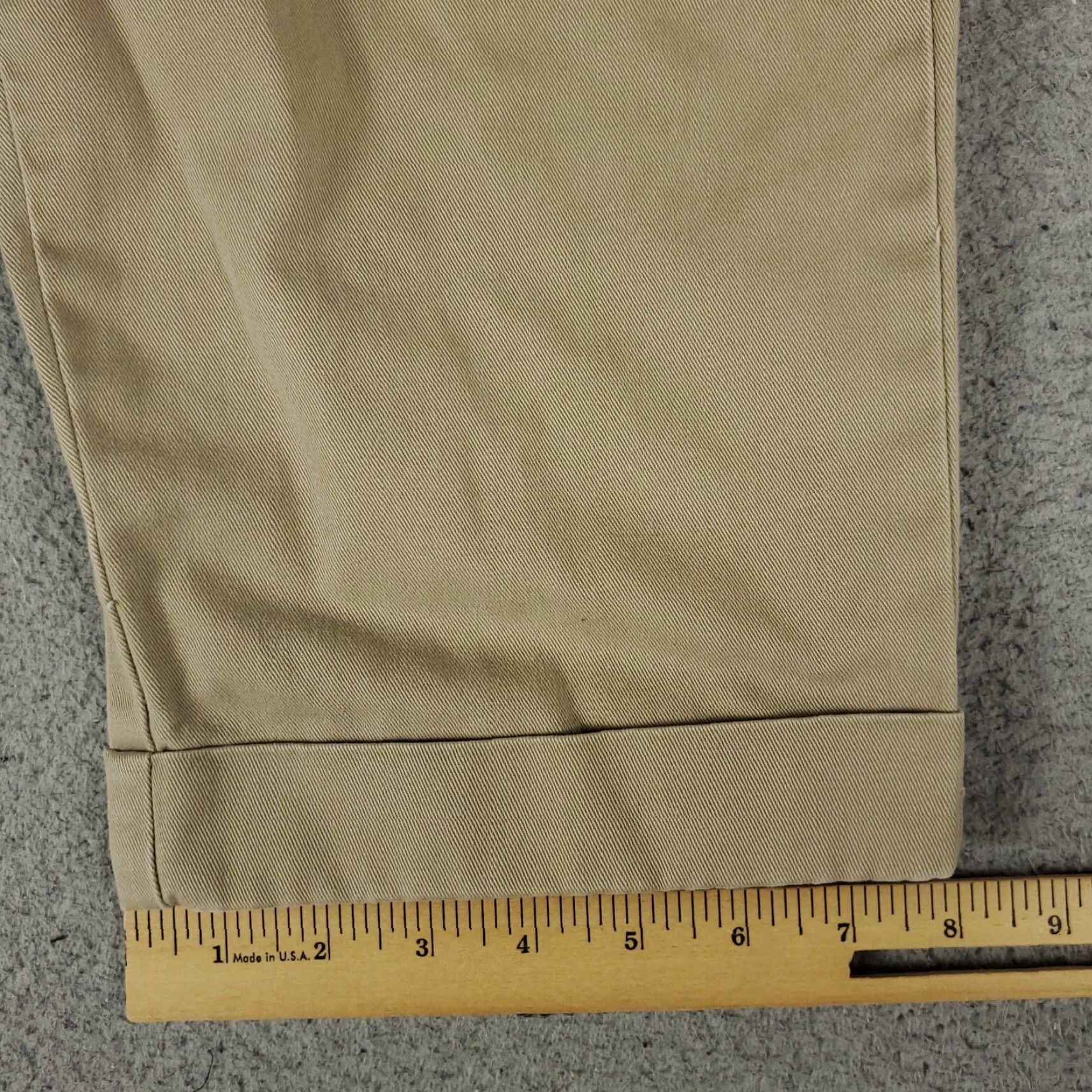 Ralph Lauren Ralph Lauren Chino Pants Mens 36x31 Beige Pleated Straight Leg Casual Workwear Size US 36 / EU 52 - 7 Thumbnail