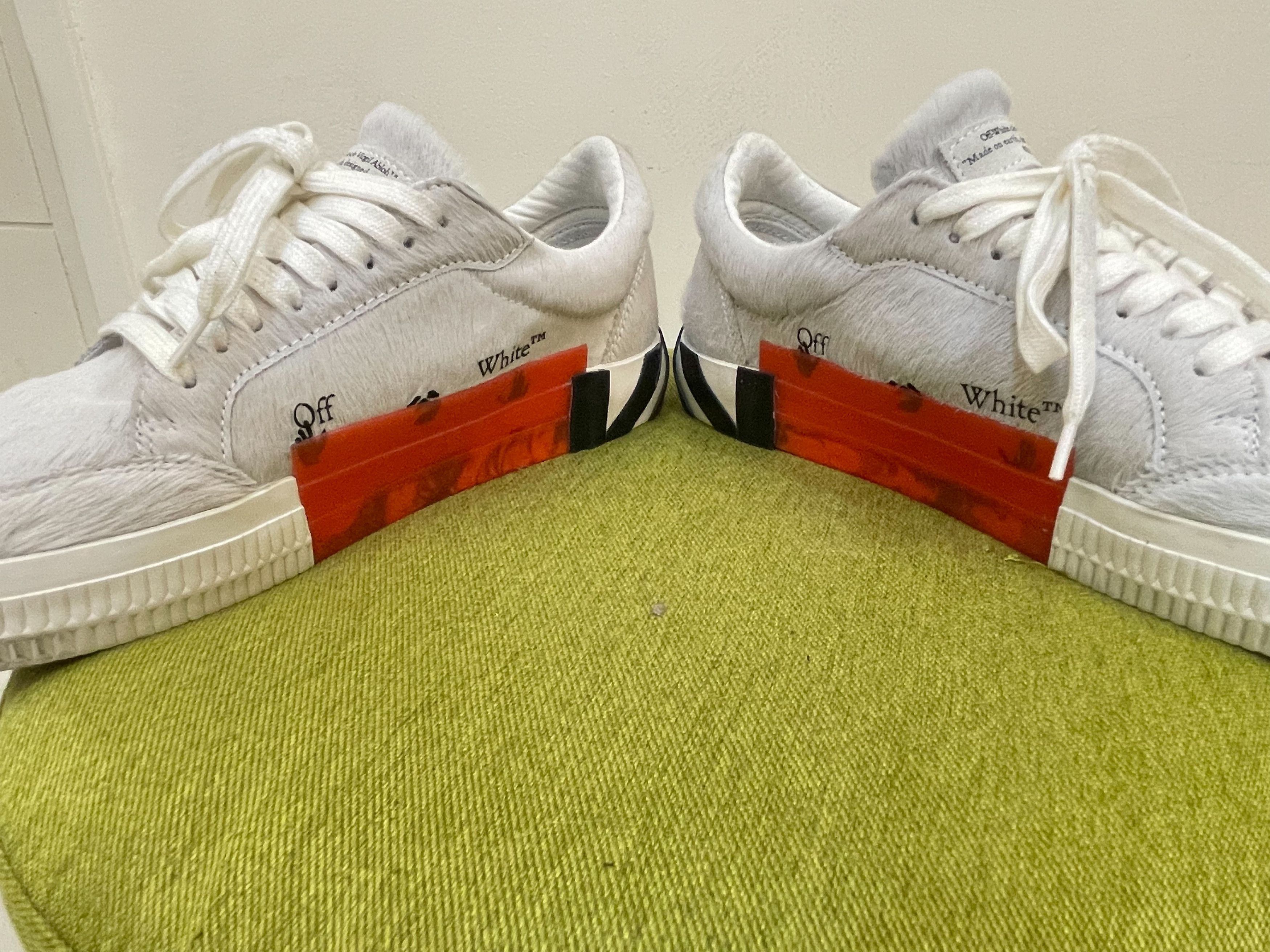 Off-White × Virgil Abloh Off-White Pony Vulcanized Low-top Sneakers Size US 8 / EU 41 - 4 Thumbnail