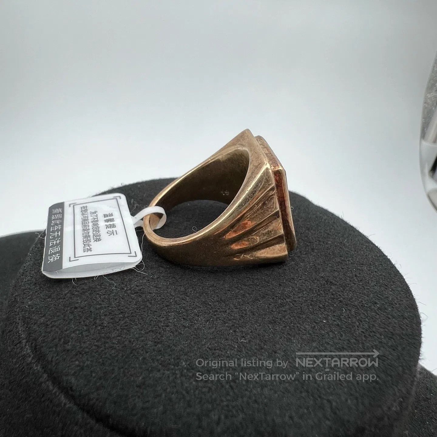 Bottega Veneta Bottega Veneta 925 silver-plated gold ring Size ONE SIZE - 3 Thumbnail