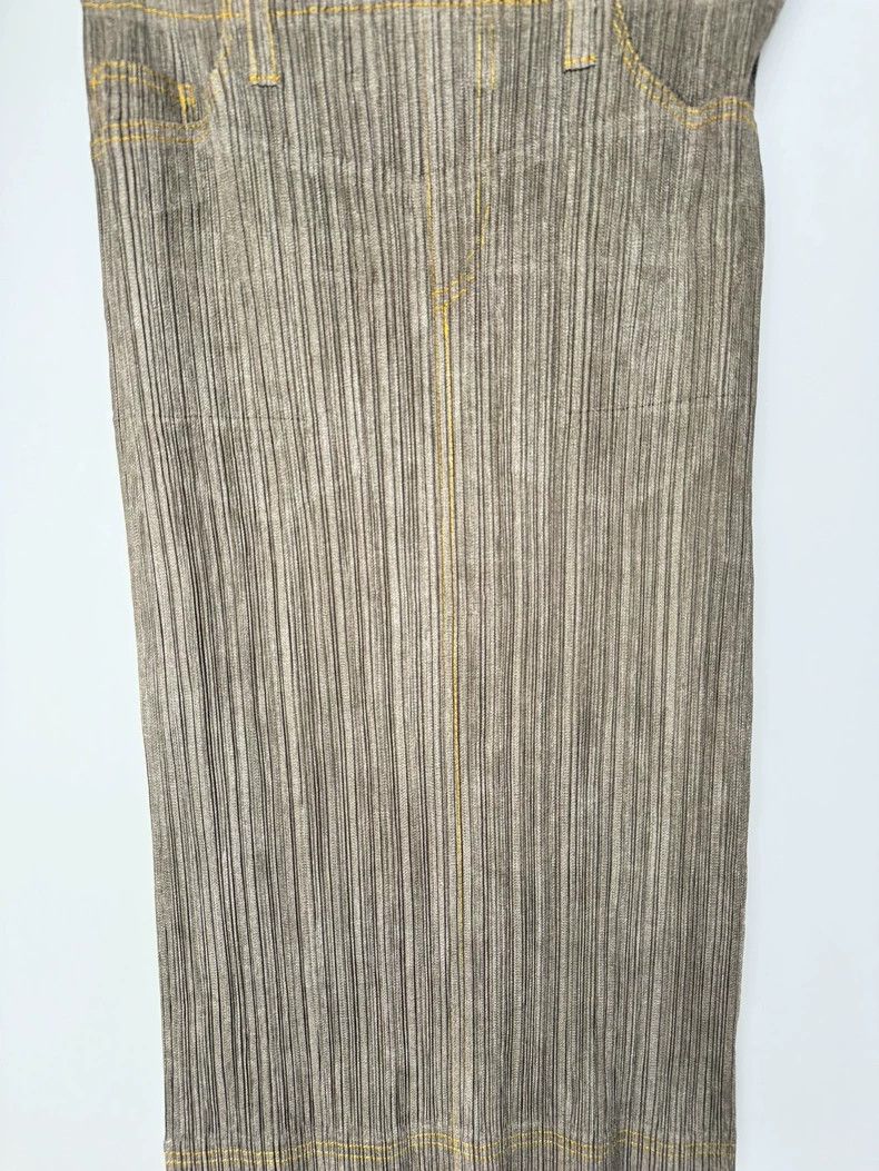 Issey Miyake issey miyake size:5 Pleated denim skirt Size 42" / US 20 - 2 Thumbnail